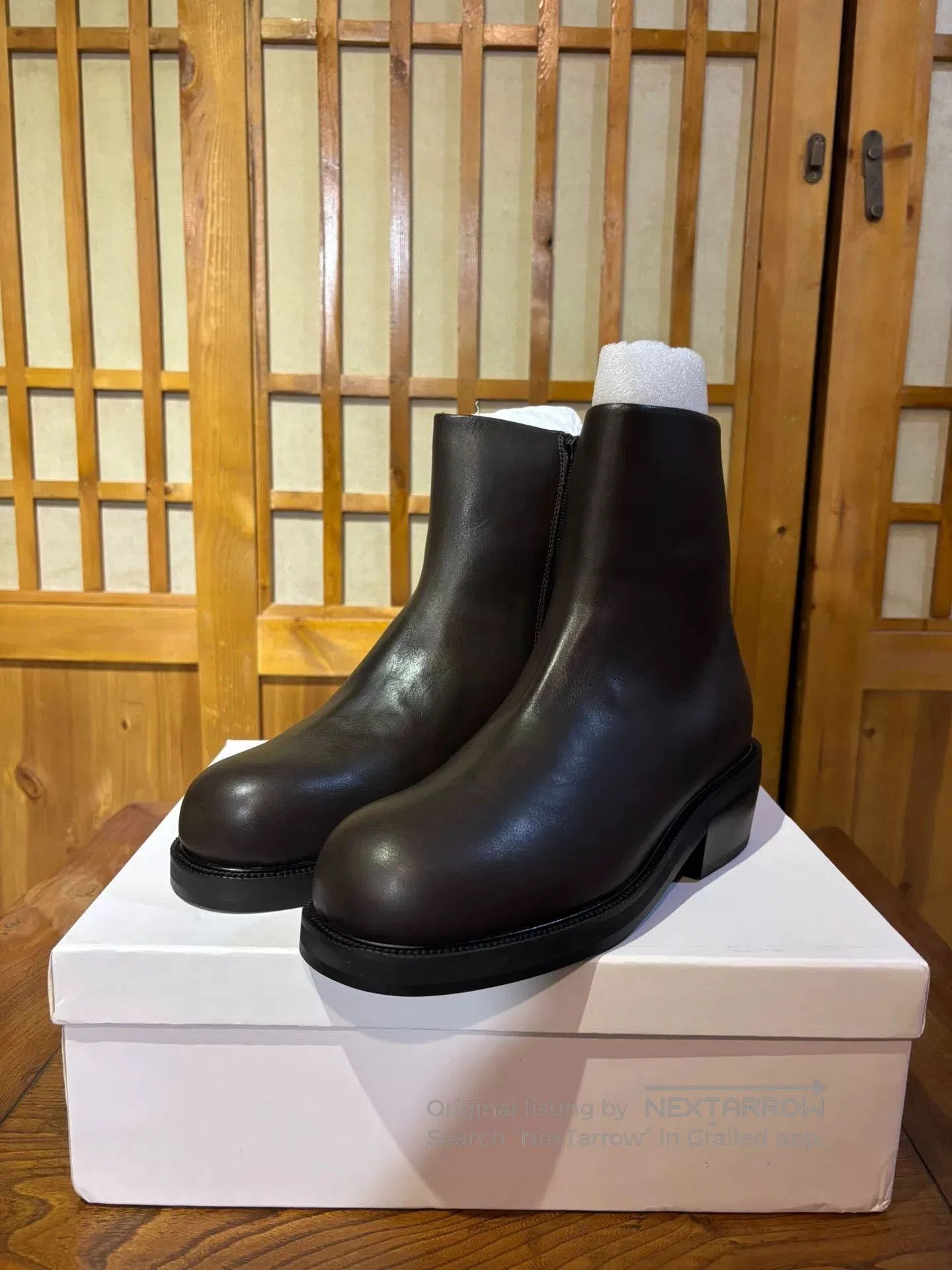 ADAM ET ROPE Adam et Rope 25AW Whale Leather Boots. Size US 10 / EU 43 - 2 Thumbnail