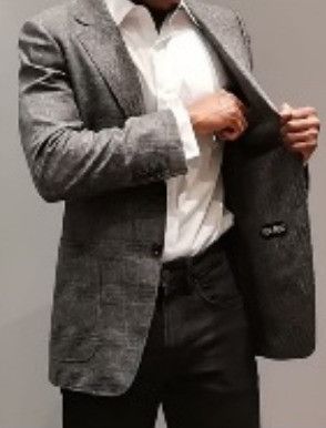 Tom Ford o1loc1c0724 1DYJ40 Jacket in Grey Size US M / EU 48-50 / 2 - 2 Thumbnail