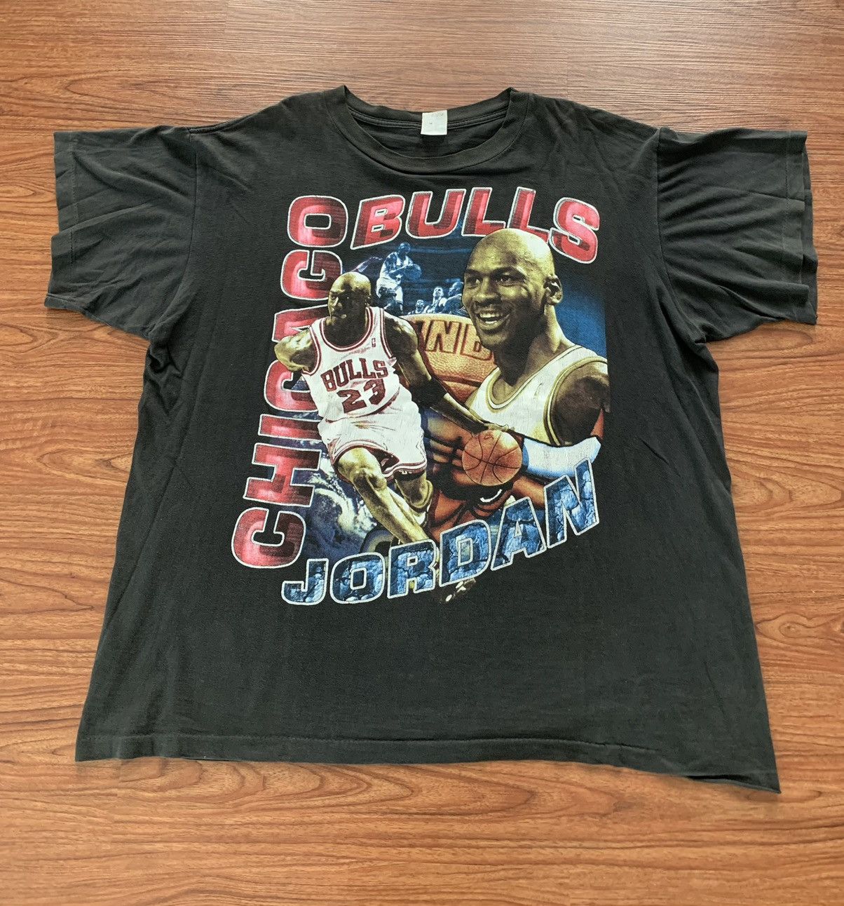 image of Chicago Bulls Raptees in Black, Men's (Size 2XL)