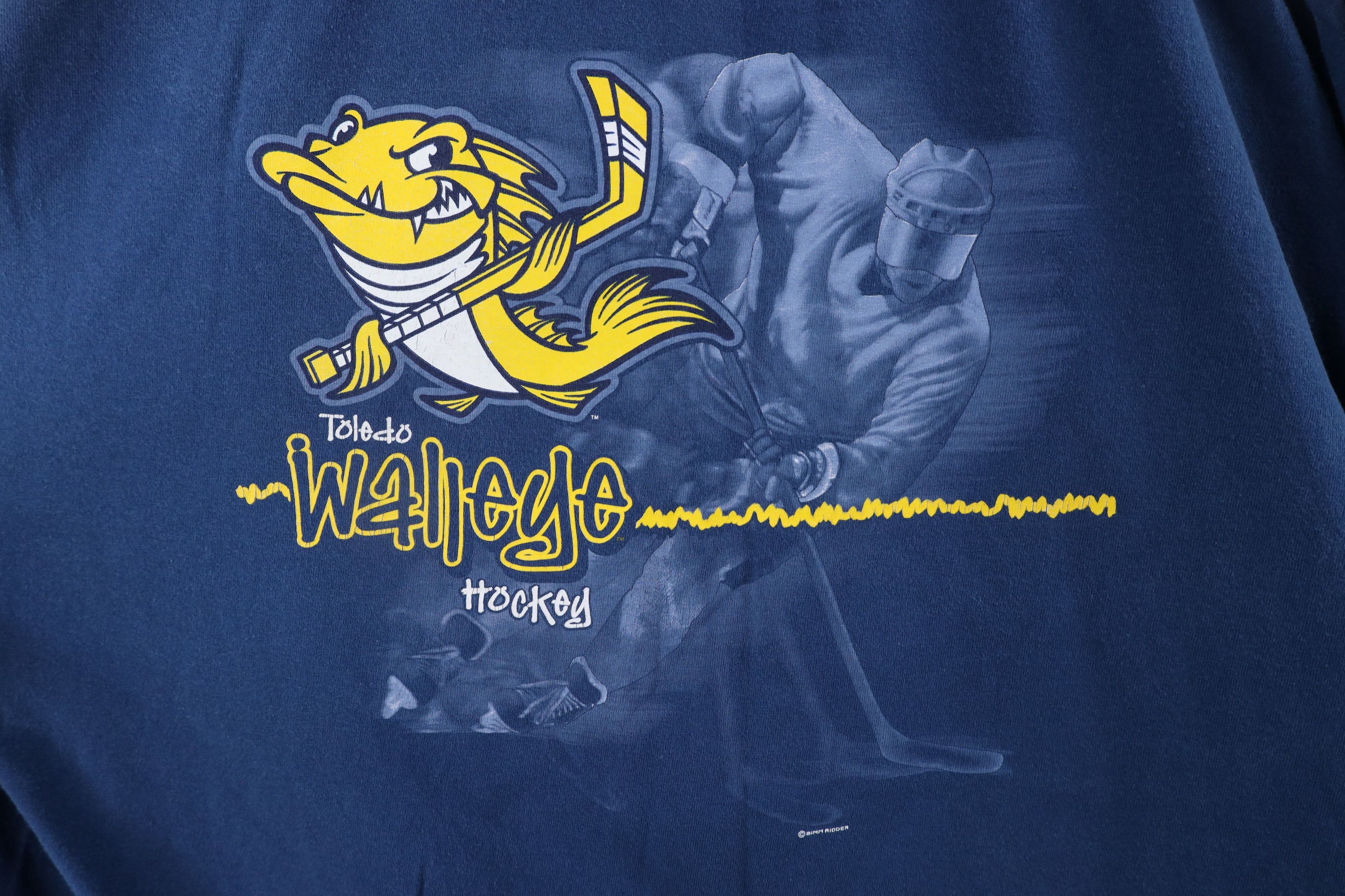 Vintage Vintage League Hockey Toledo Walleye Long Sleeve T-Shirt Size US XXL / EU 58 / 5 - 4 Thumbnail