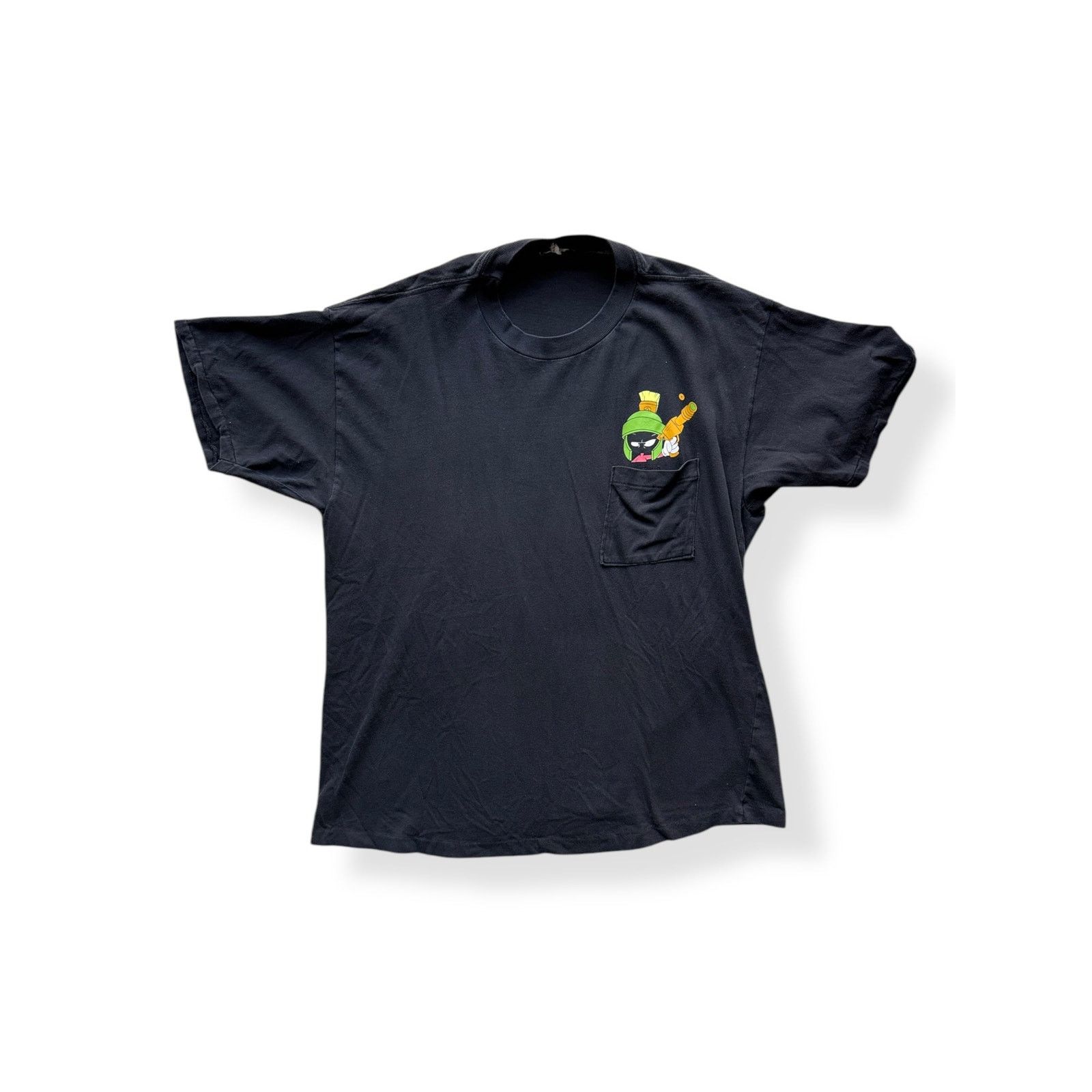 Warner Bros Vintage Marvin the Martian Pocket Tee SZ XL Size US XL / EU 56 / 4 - 1 Thumbnail