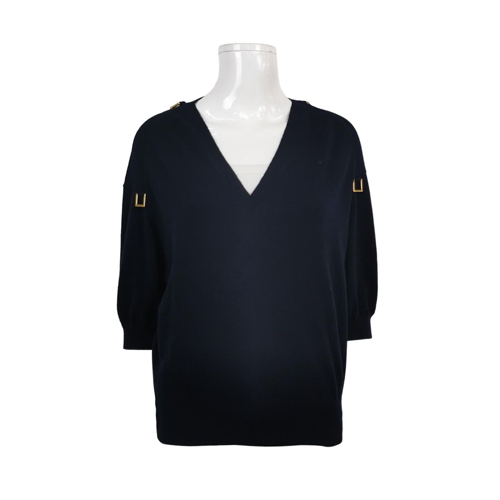 Louis Vuitton Louis Vuitton Cashmere V-Neck Sweater Size XS Size XS / US 0-2 / IT 36-38 - 1 Thumbnail