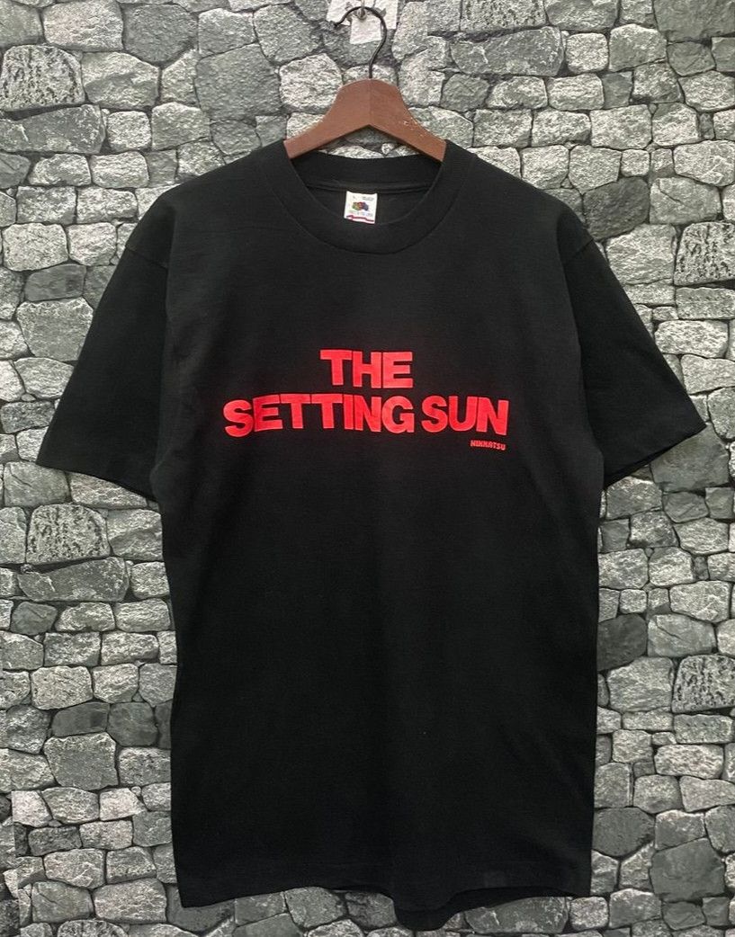 Vintage Vintage The Setting Sun Nikkatsu Movie Promo Tshirt Size US L / EU 52-54 / 3 - 1 Thumbnail