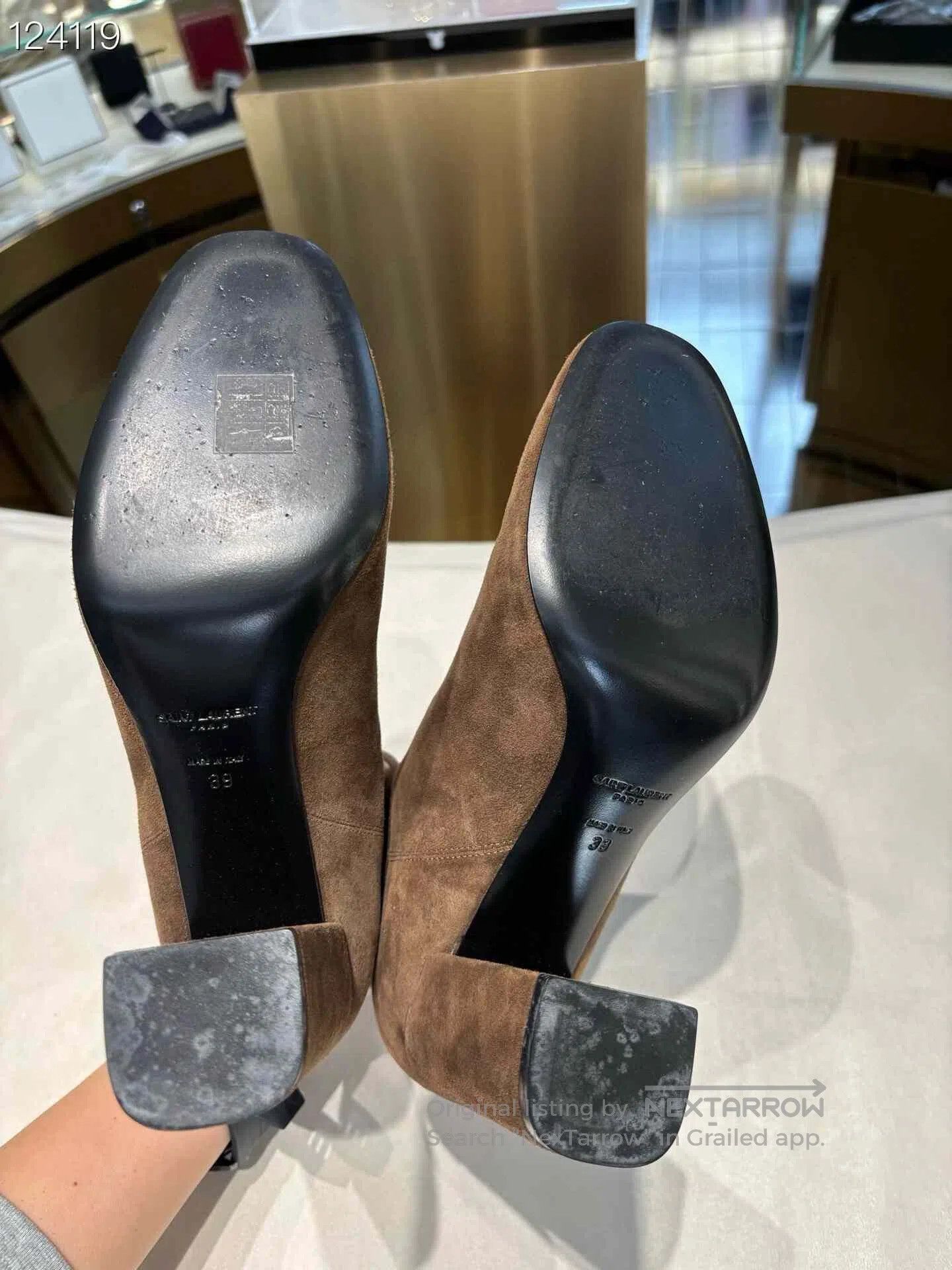 Saint Laurent Paris SLP Suede Ankle Boots Size 39. Size US 8 / IT 38 - 6 Thumbnail