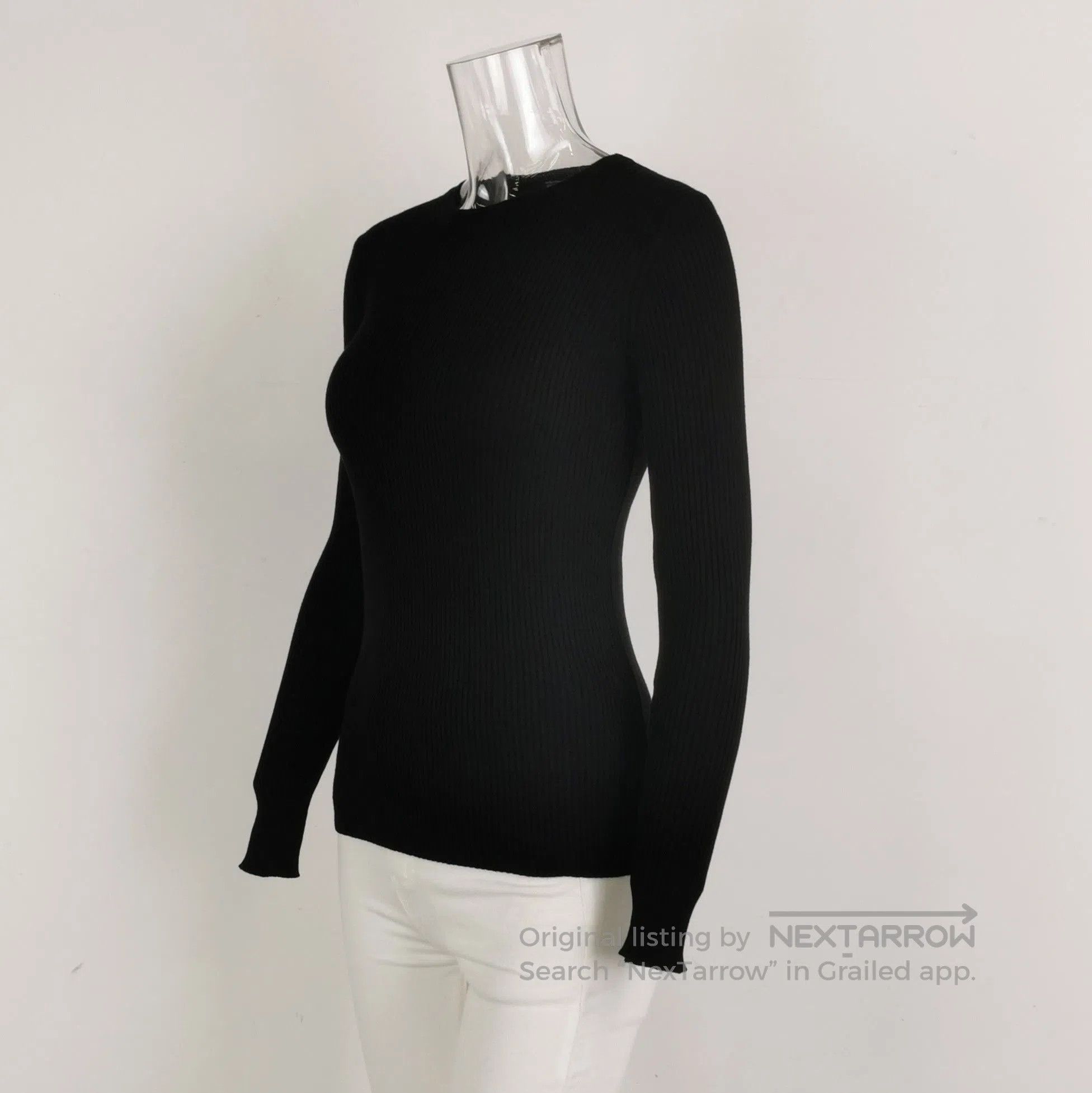 Prada Prada Ribbed Knit Long Sleeve Top . Size US XS / EU 42 / 0 - 2 Thumbnail