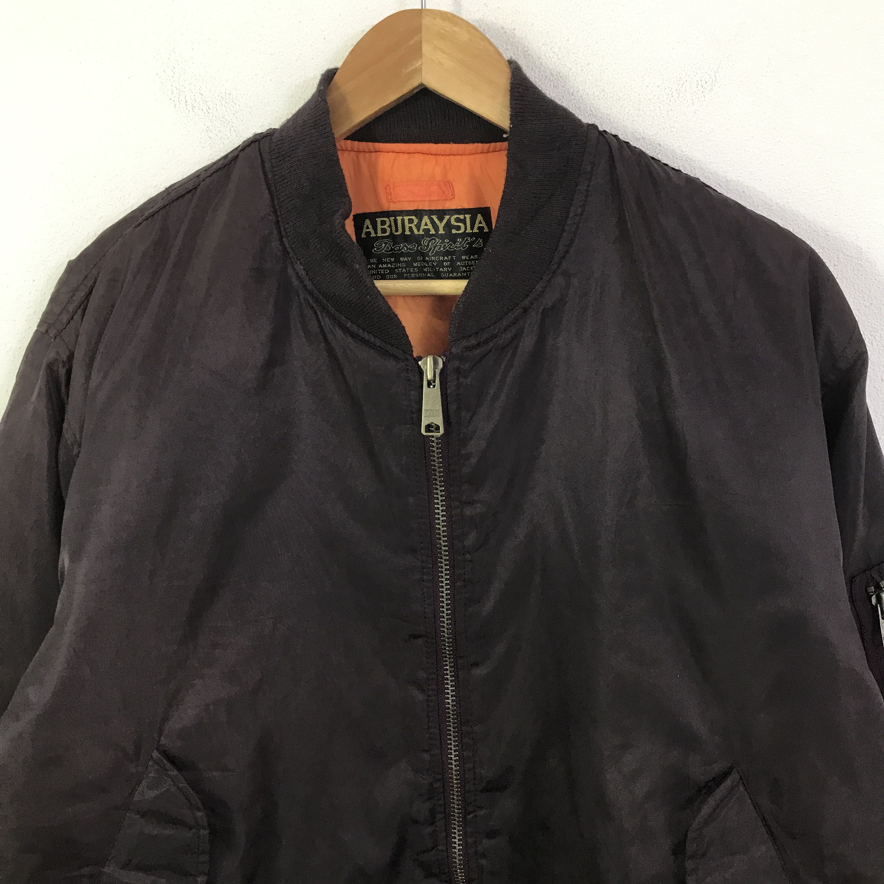 Japanese Brand Aburaysia Design Ma-1 bombers jacket K128B8 Size US L / EU 52-54 / 3 - 2 Thumbnail