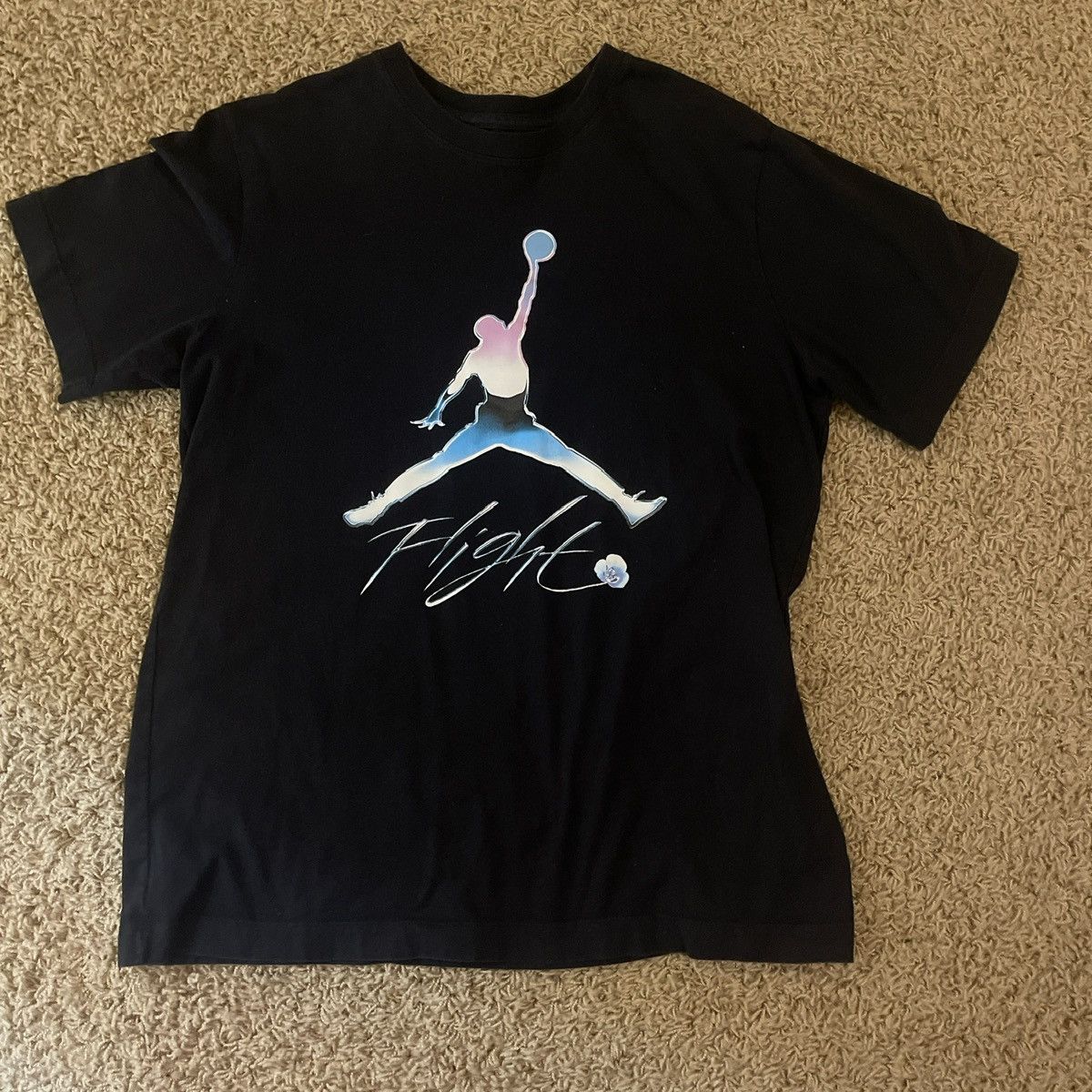 Jordan Brand Jordan black tee metallic design Size US M / EU 48-50 / 2 - 1 Thumbnail