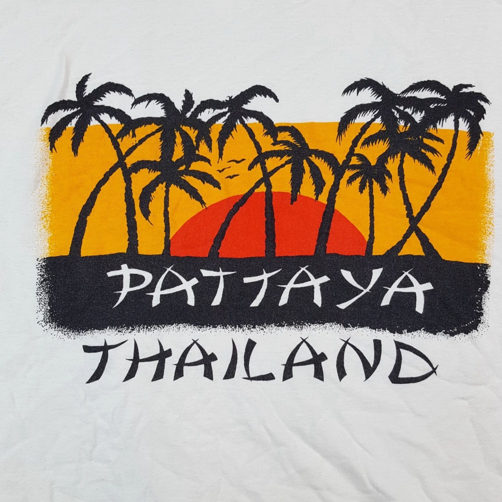 AS Colour Vintage 90s Thailand Travel T-Shirt Men's XL Cotton Island Beach Retro Y2K Summer Summer Beach Tropical Thailand Shirt Size US XL / EU 56 / 4 - 3 Thumbnail