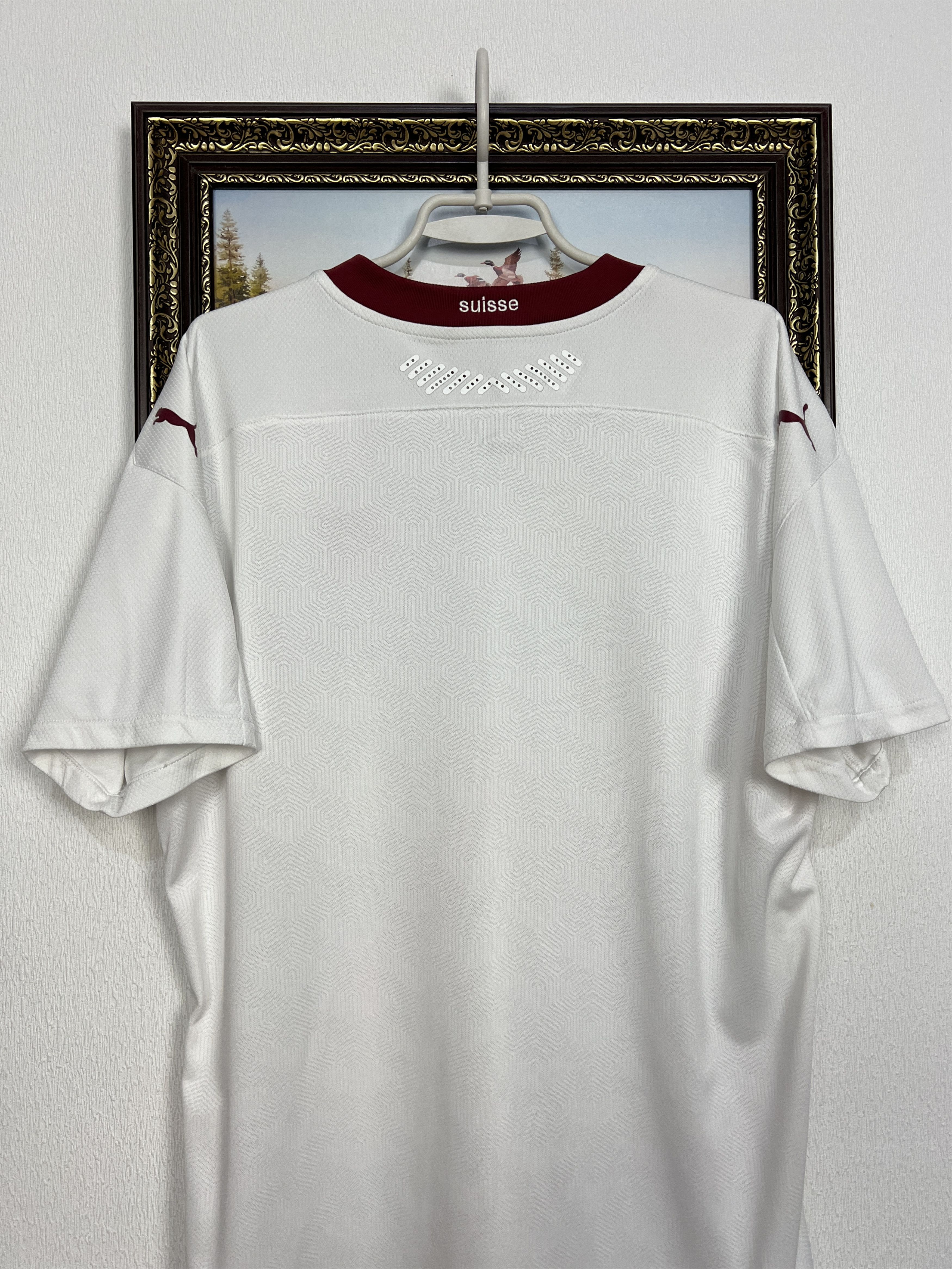 Puma Switzerland football shirt Soccer Player Issue Jersey Trikot Size US XL / EU 56 / 4 - 9 Thumbnail