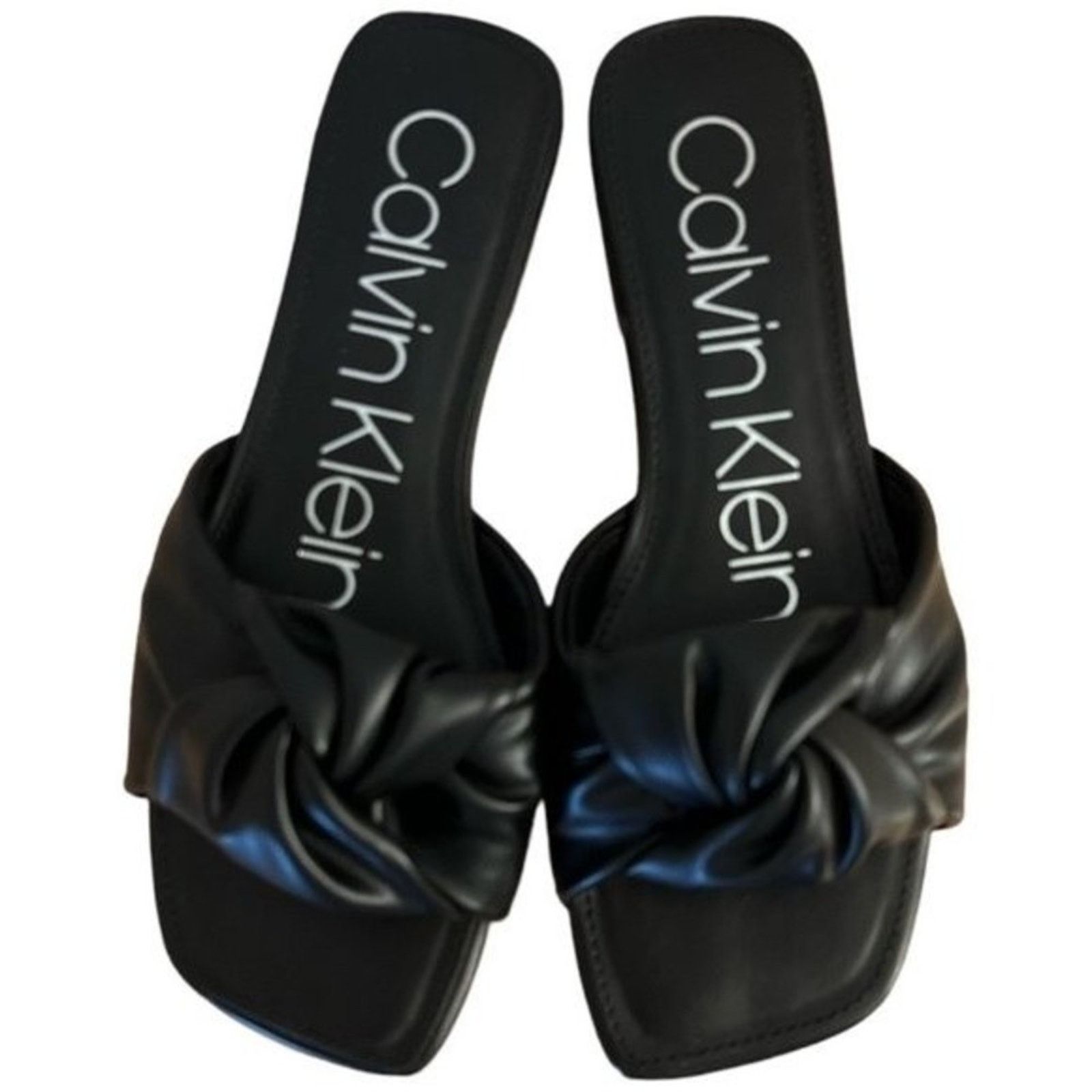 Calvin Klein Calvin Klein Black Mokio Slide Sandals, US6.5M Size US 6.5 / IT 36.5 - 1 Thumbnail