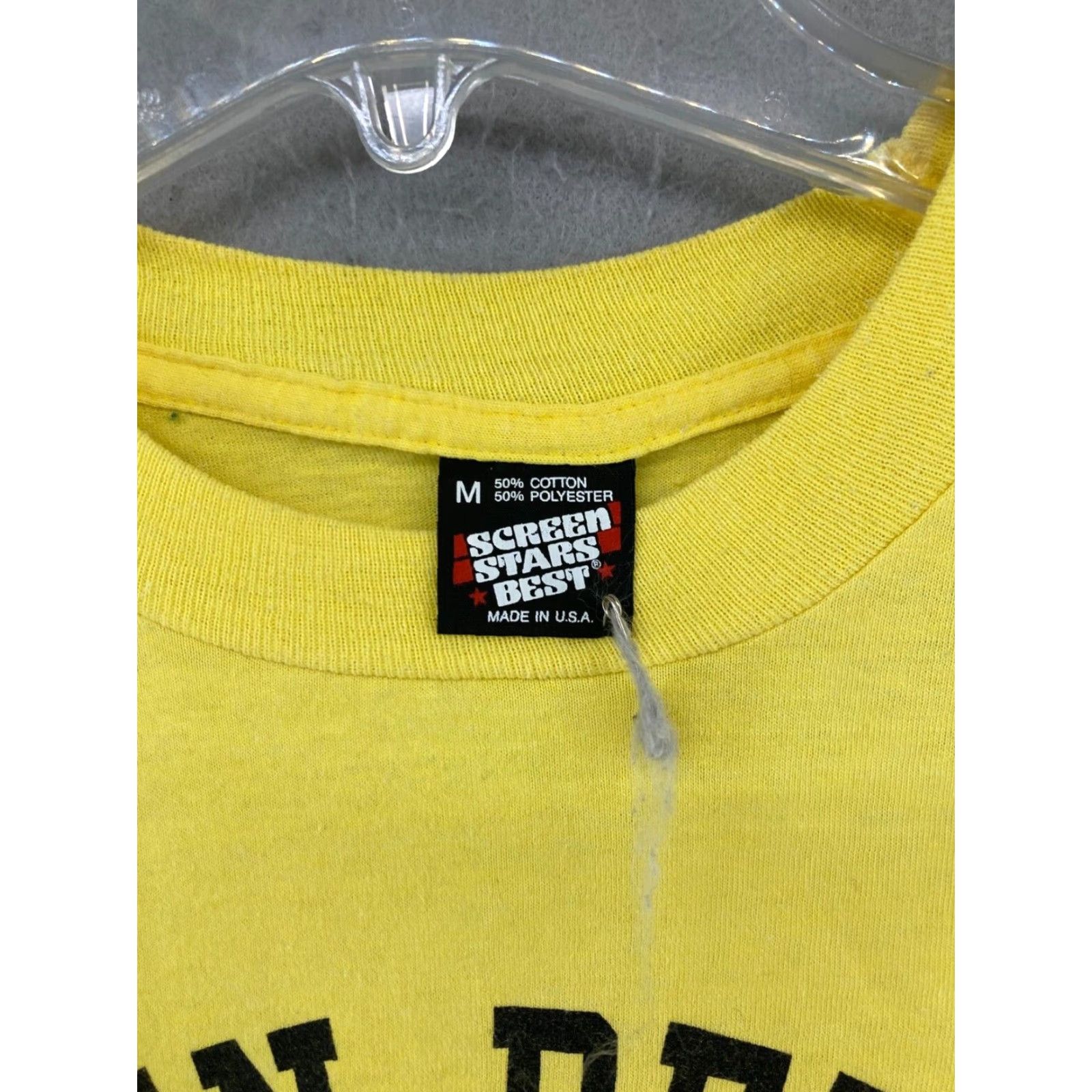 Vintage VINTAGE John Deere Men's T-Shirt M Yellow Graphic USA 90s Crew Neck All Seasons Size US M / EU 48-50 / 2 - 5 Thumbnail