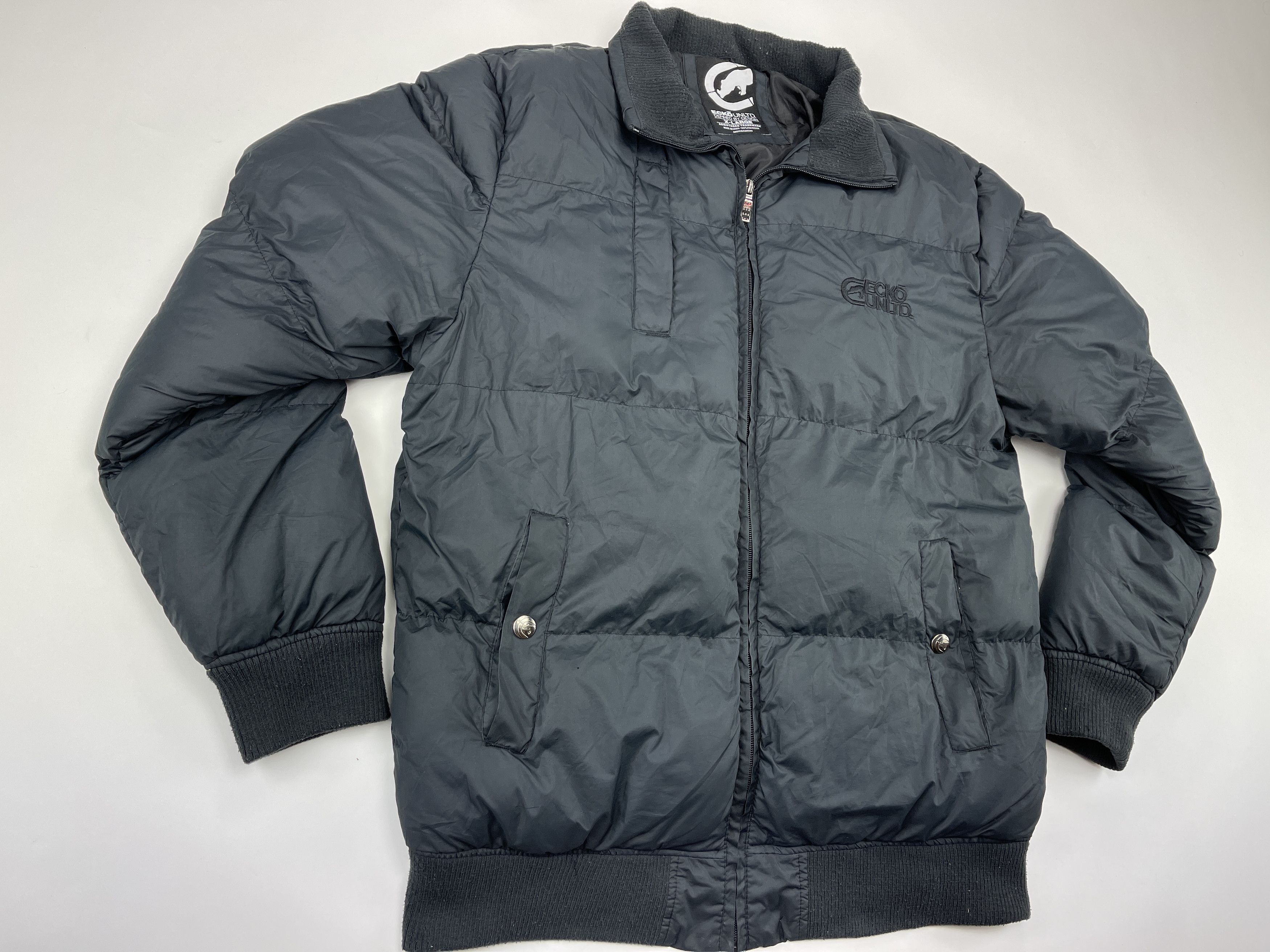 Ecko Unltd. ECKO UNLTD jacket, black, quilted, Ecko jacket, 90s size XL Size US XL / EU 56 / 4 - 8 Thumbnail