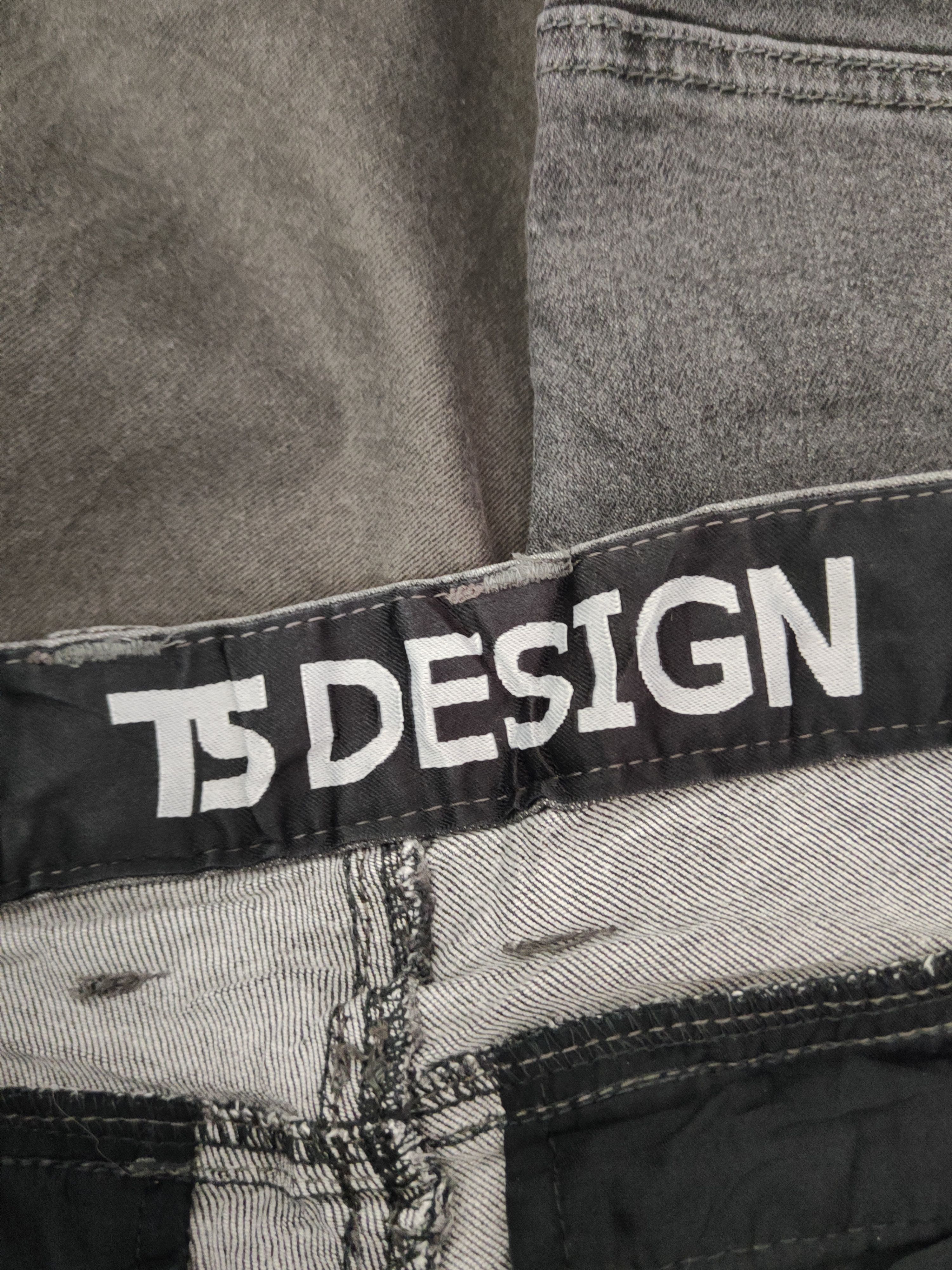 Japanese Brand TS Design Black cargo Distressed Ripped Jeans #W2190 Size US 30 / EU 46 - 15 Thumbnail