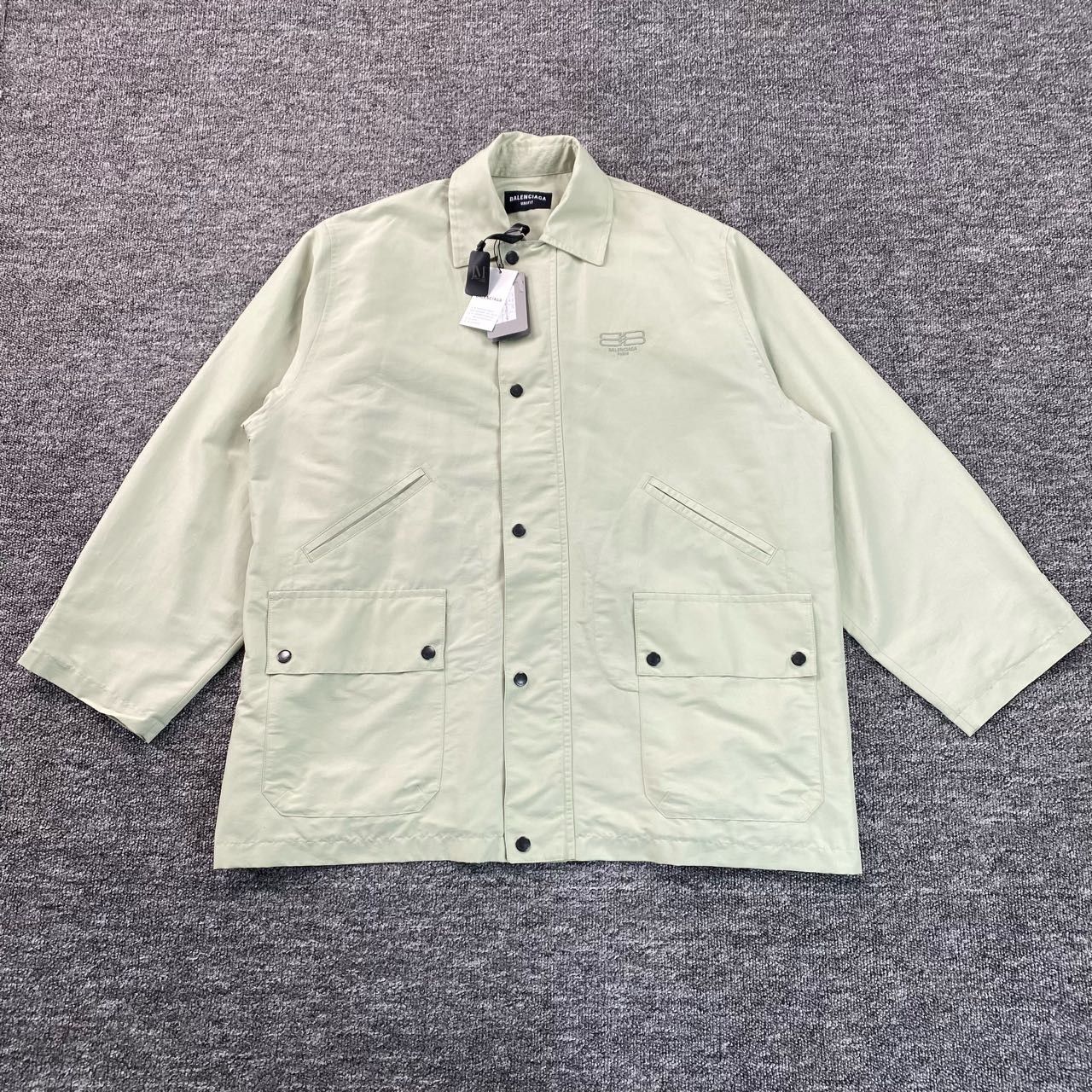 Balenciaga Balenciaga Retro Green Jacket S Women Size S / US 4 / IT 40 - 1 Thumbnail