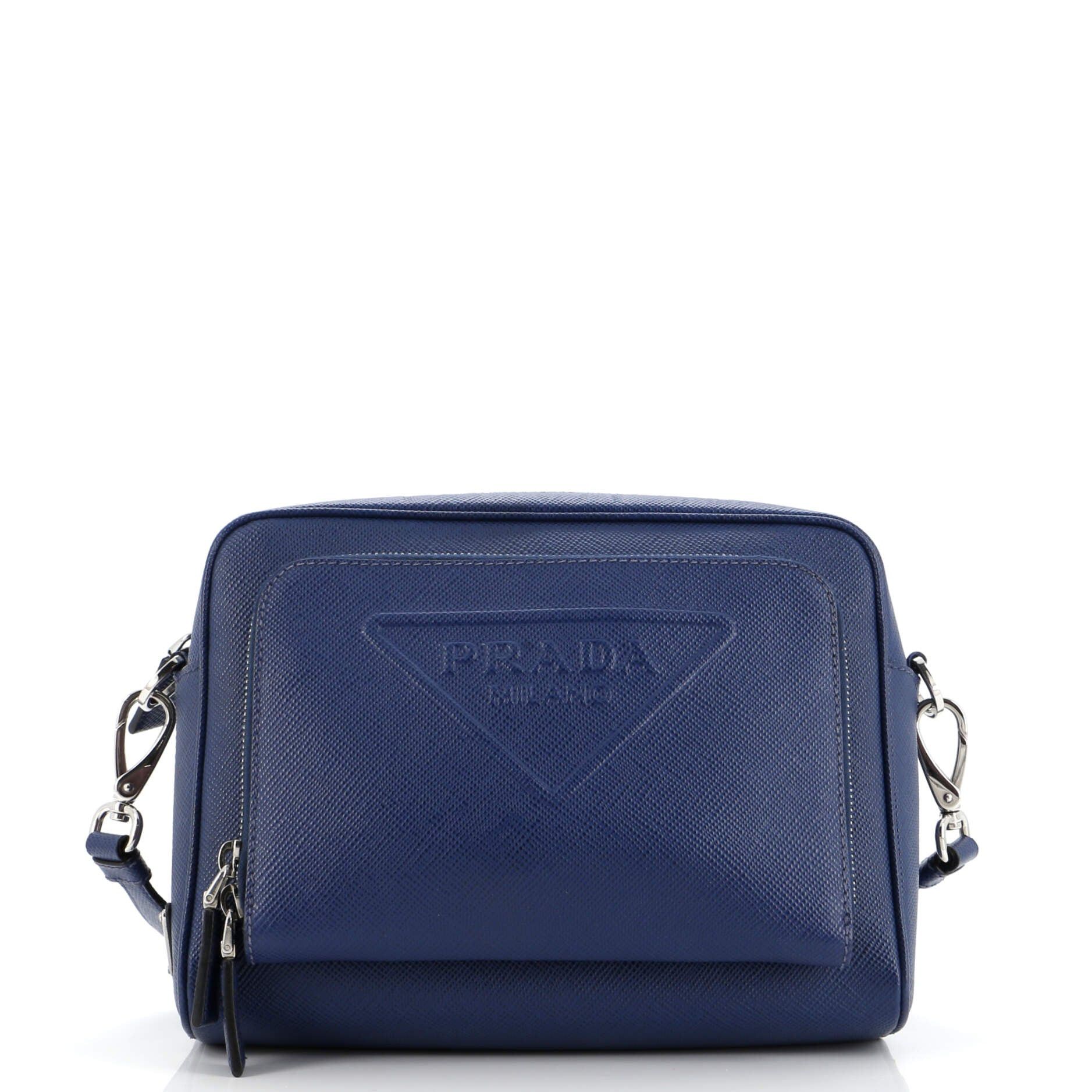 Prada Triangle Logo Messenger Bag Size ONE SIZE - 1 Thumbnail