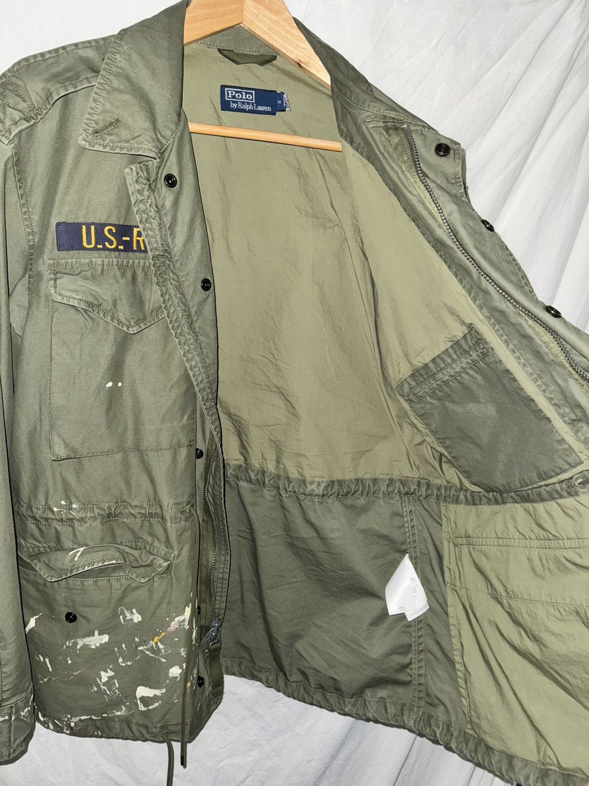 Polo Ralph Lauren polo ralph lauren paint splatter twill field jacket Size US M / EU 48-50 / 2 - 3 Thumbnail