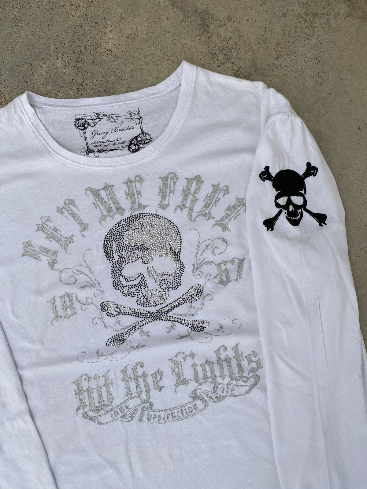 Japanese Brand 2000s Japanese Seditionaries Skull Long Sleeve Gothic Punk Size US XL / EU 56 / 4 - 3 Thumbnail