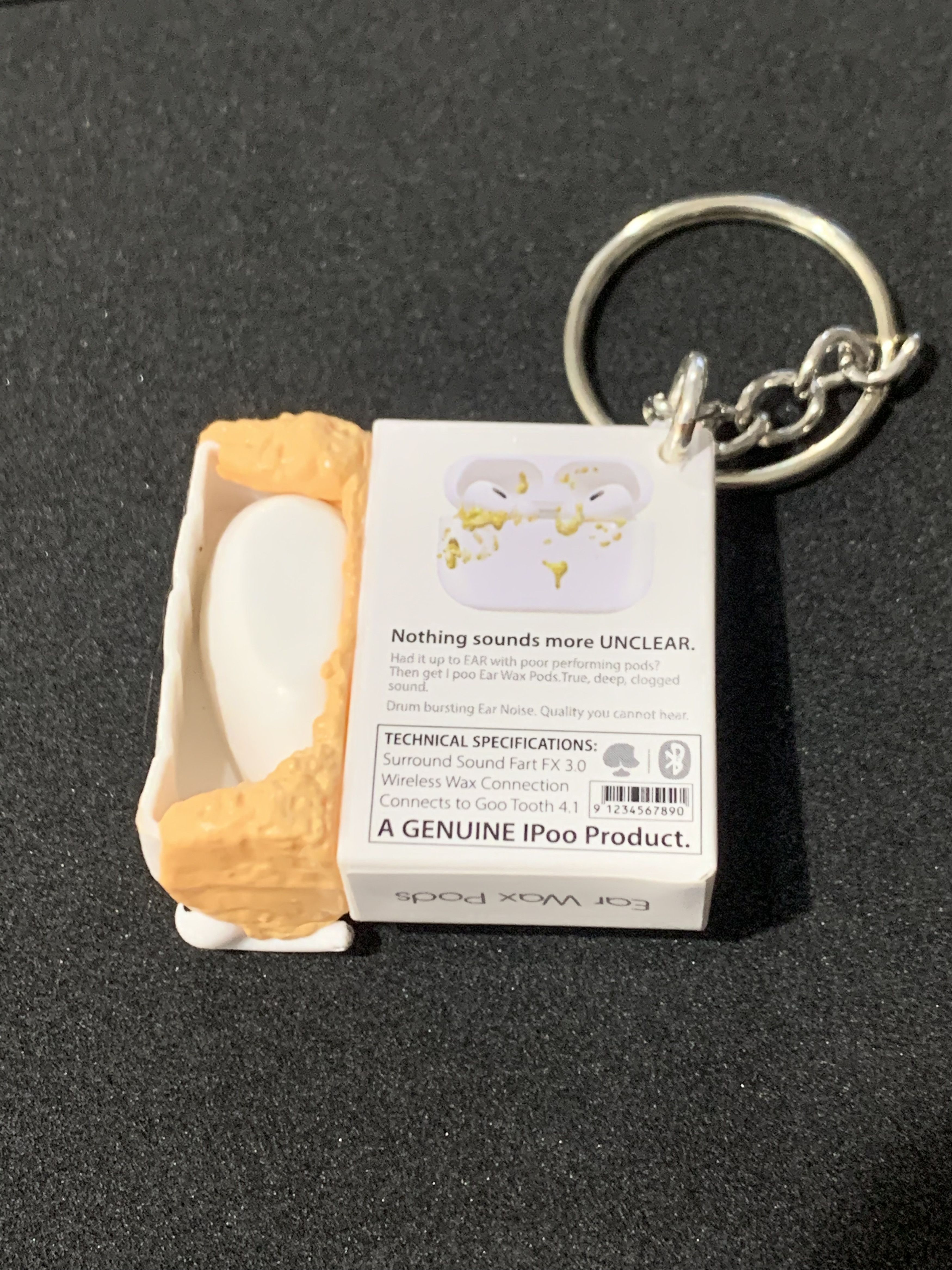 Other Gross Minis S2 Keychain - iPoo Ear Wax Pods Size ONE SIZE - 3 Thumbnail