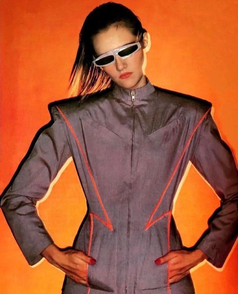 Thierry Mugler Thierry Mugler "COSMOS" Sunglasses - 1979 - Mother of Pearl Size ONE SIZE - 12 Thumbnail