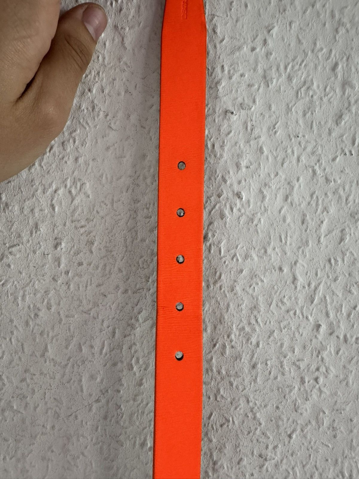 Dsquared2 Orange Leather Belt Size 32 - 5 Thumbnail