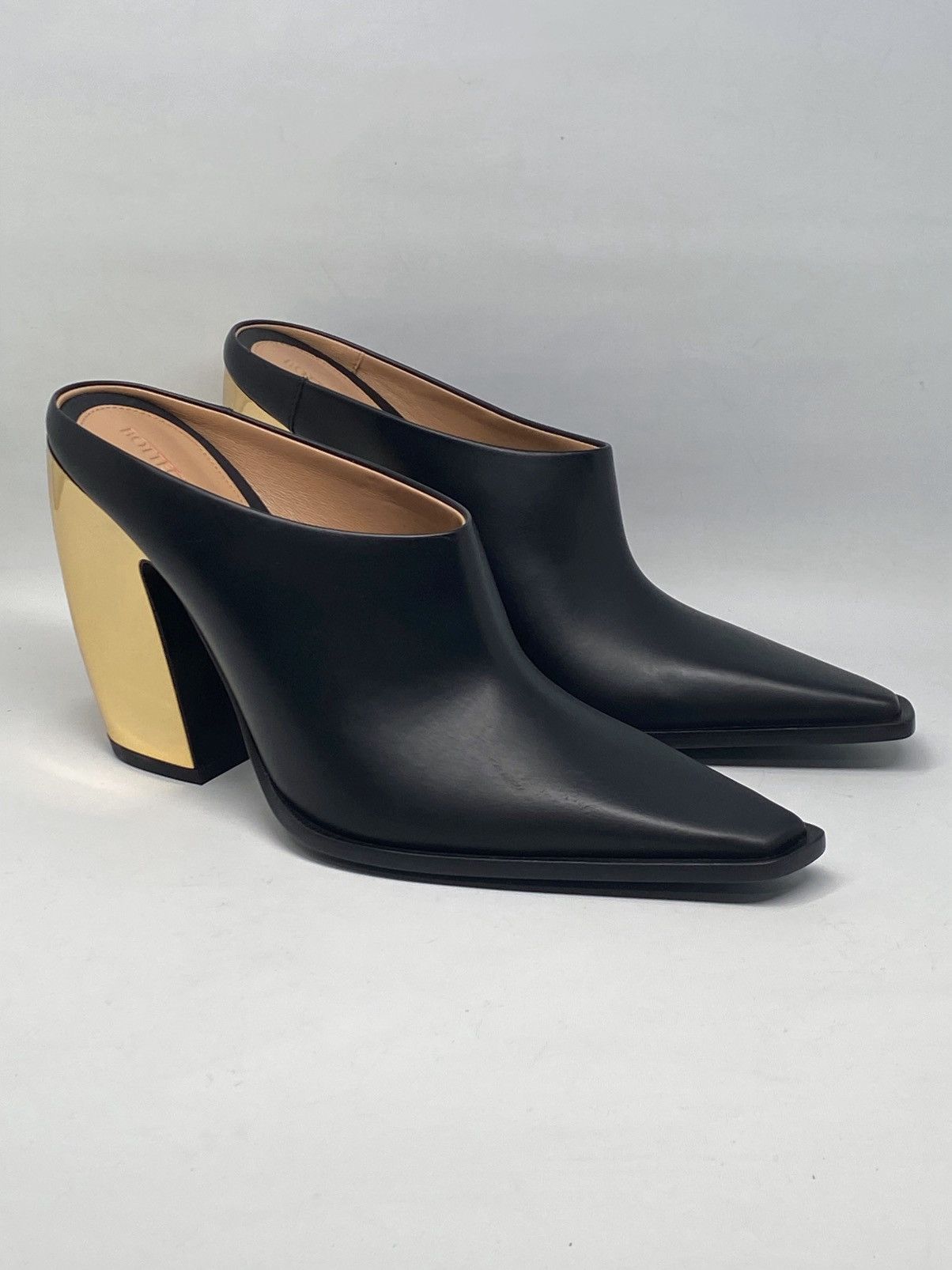 Bottega Veneta Bottega Veneta Tex leather mules size 38 Size US 8 / IT 38 - 5 Thumbnail