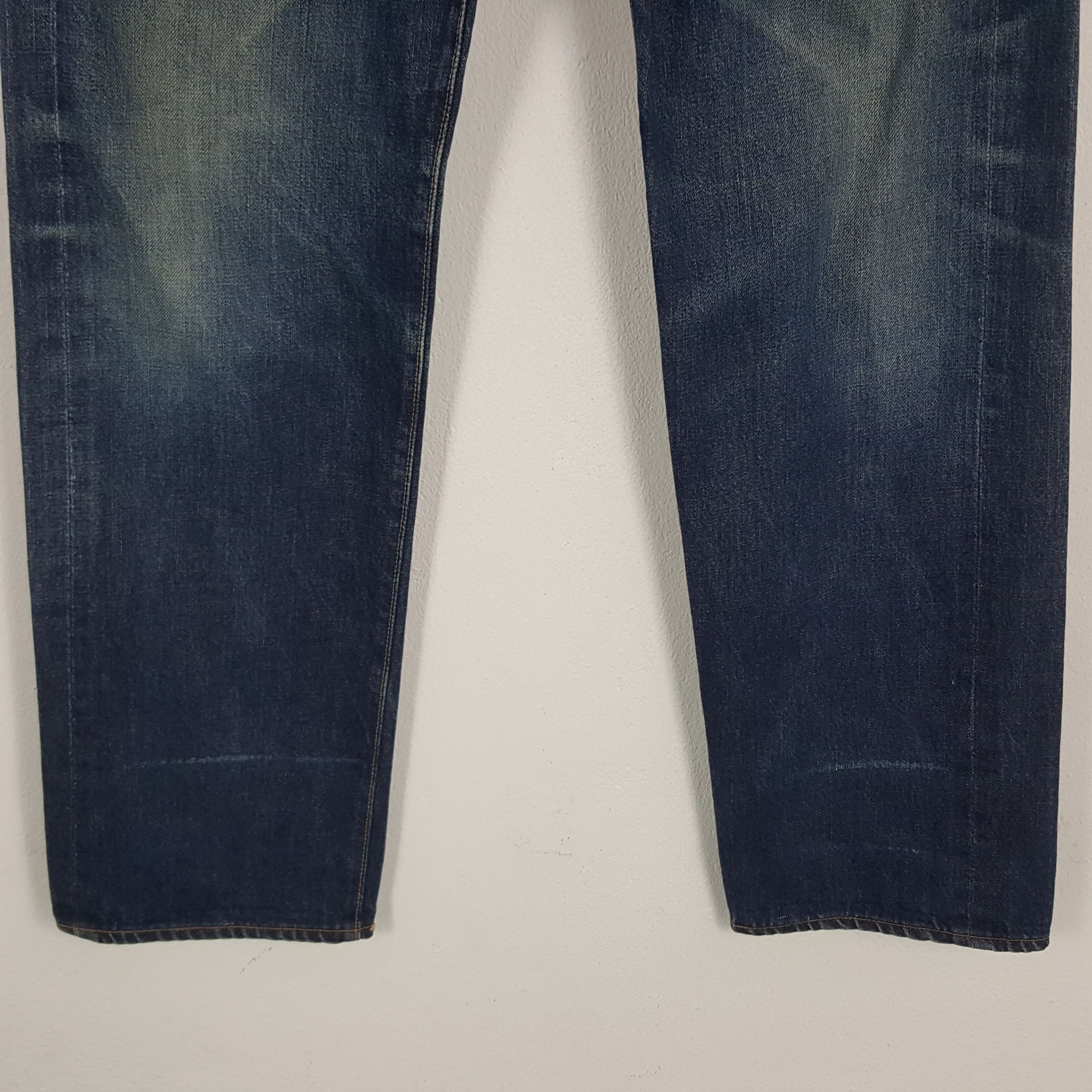 Japanese Brand × Vintage Vintage Evis Japanese Brand Daicock Custom Art Denim Jeans Size US 30 / EU 46 - 6 Thumbnail