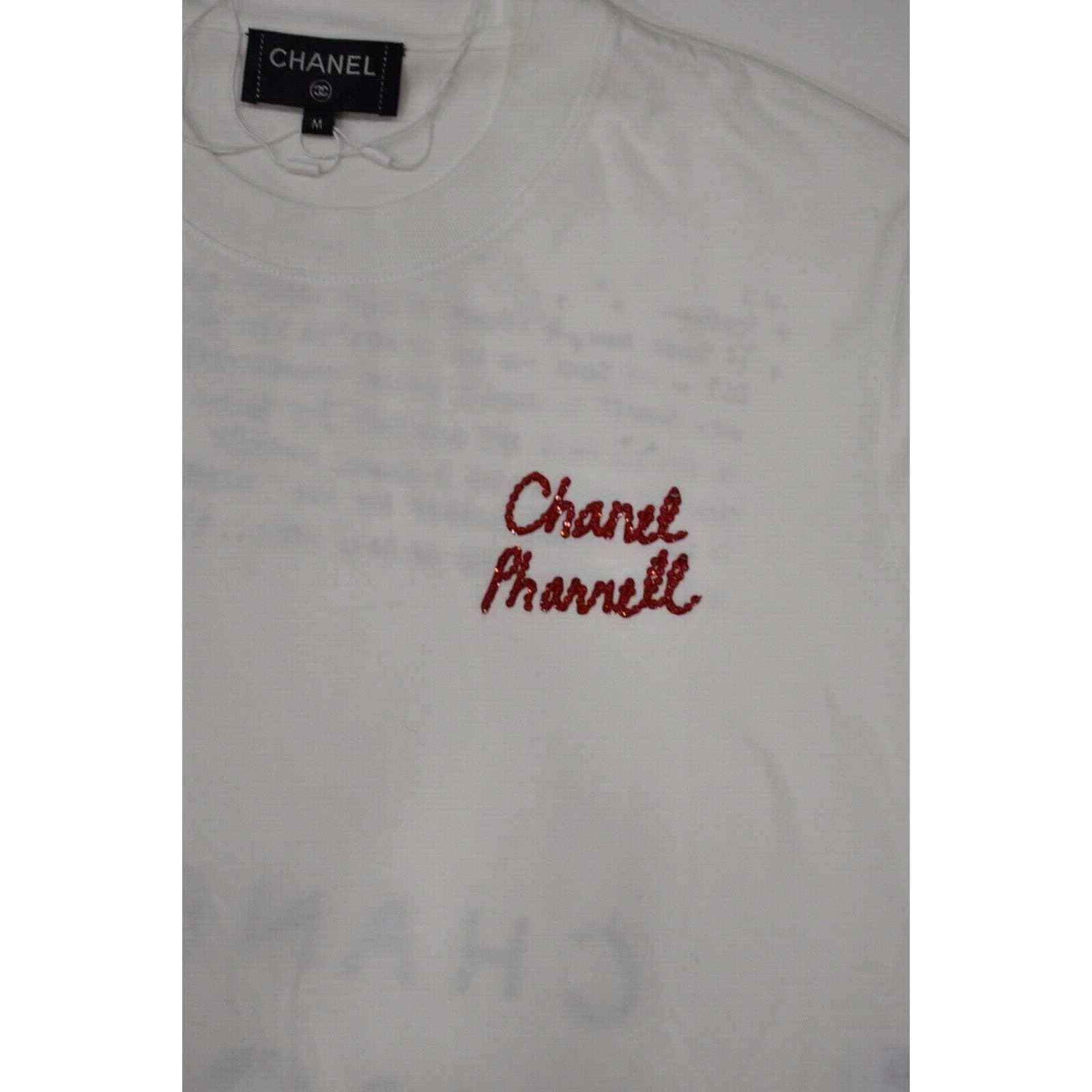 Chanel Chanel X Pharrell Collection Long Sleeve Graffiti Tee Shirt Size M / US 6-8 / IT 42-44 - 9 Thumbnail