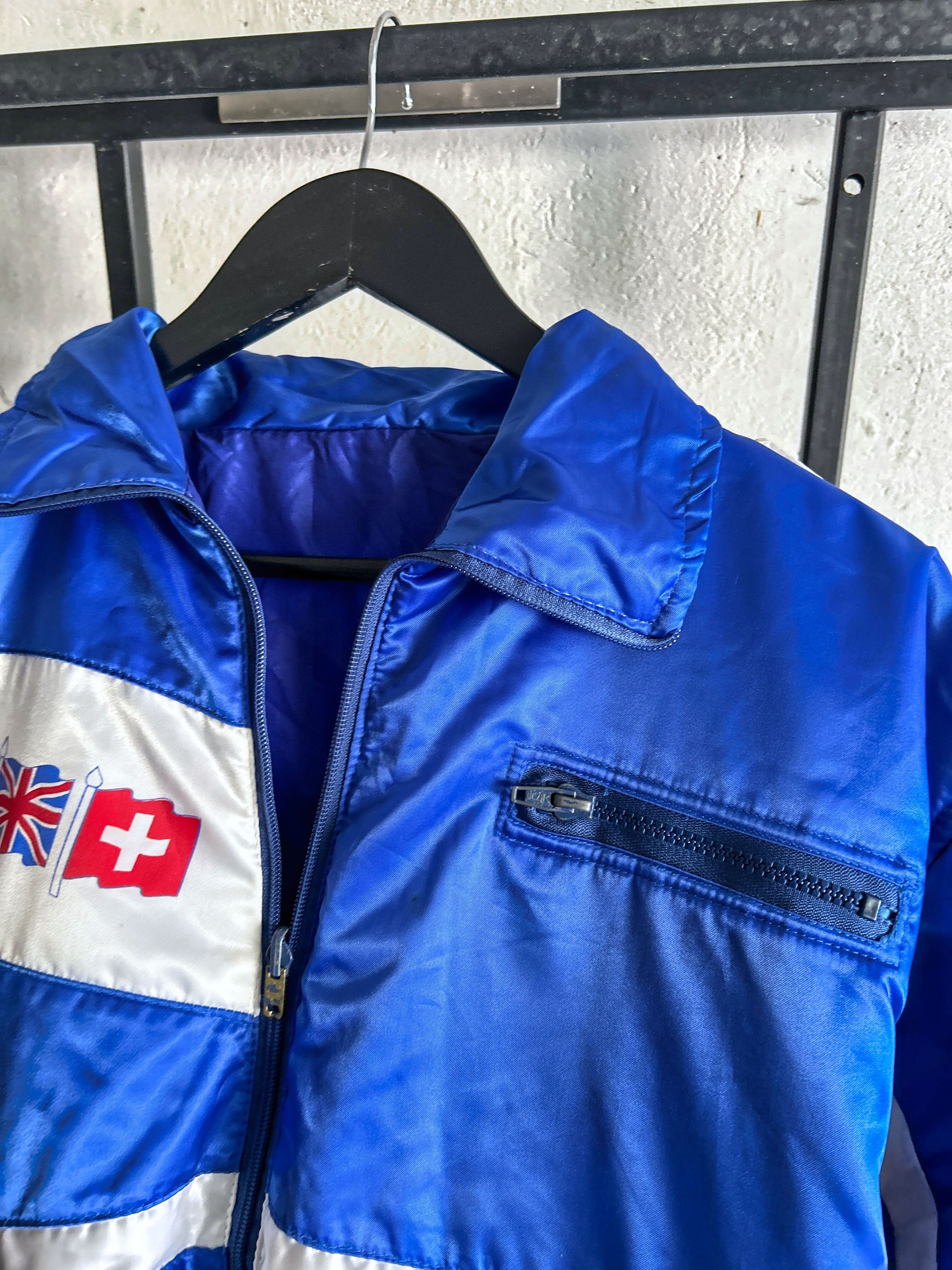 Vintage Blue Puffer Bomber Jacket Minimal Oversized Outerwear Size US M / EU 48-50 / 2 - 15 Thumbnail