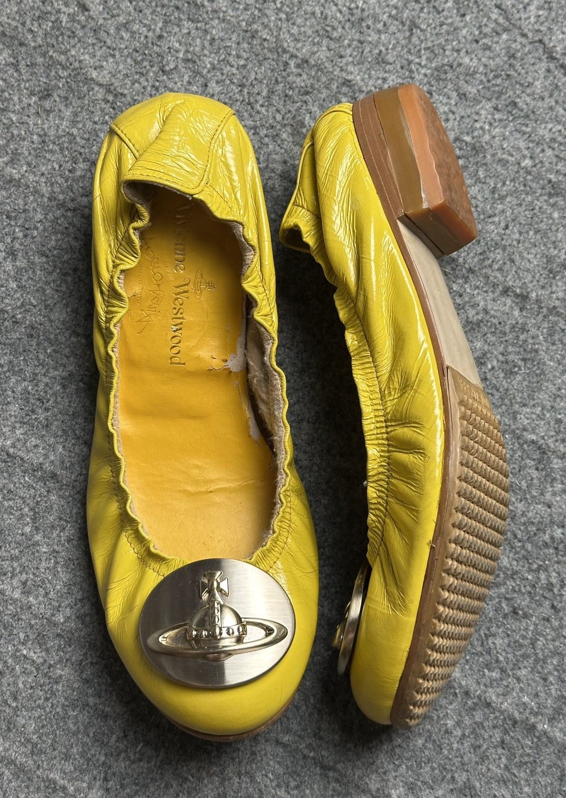 Vivienne Westwood Vivienne Westwood - Anglomania - Patent Leather Orb Logo Size US 6 / IT 36 - 4 Thumbnail