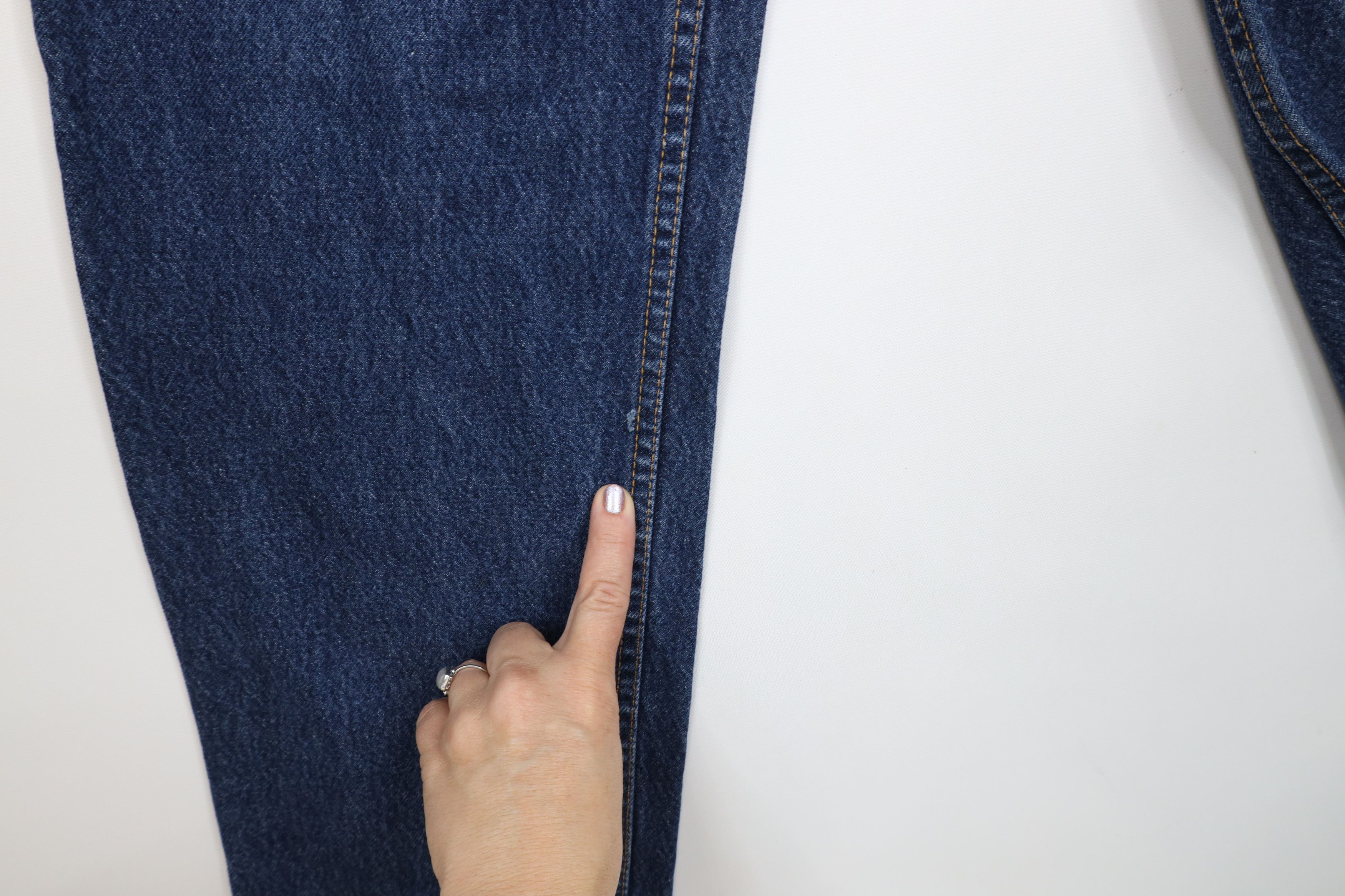 Levi's Vintage Y2K 2002 Levis 550 Relaxed Fit Denim Jeans Blue USA Size US 34 / EU 50 - 6 Thumbnail