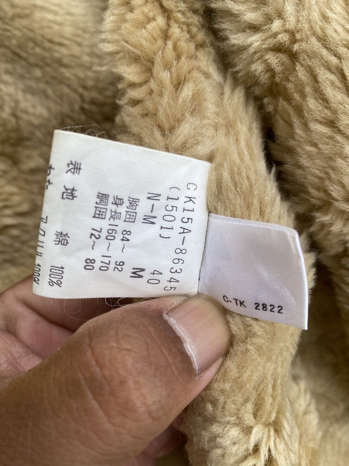 The Real McCoy's Rare Vintage McCoy’s Shearling Jacket Mushroom Buttons Jckt Size US M / EU 48-50 / 2 - 20 Thumbnail