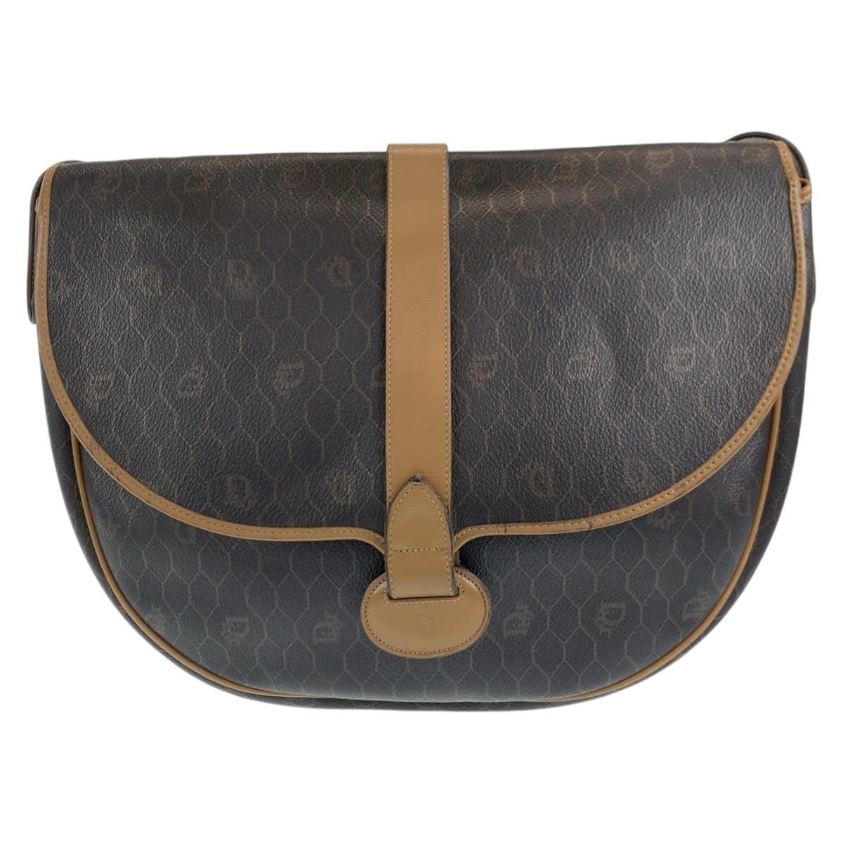 Dior Dior Dior Vintage Honeycomb Pattern Leather Shoulder Bag Leather Shoulder Bag in Very Good Condition Size ONE SIZE - 1 Thumbnail