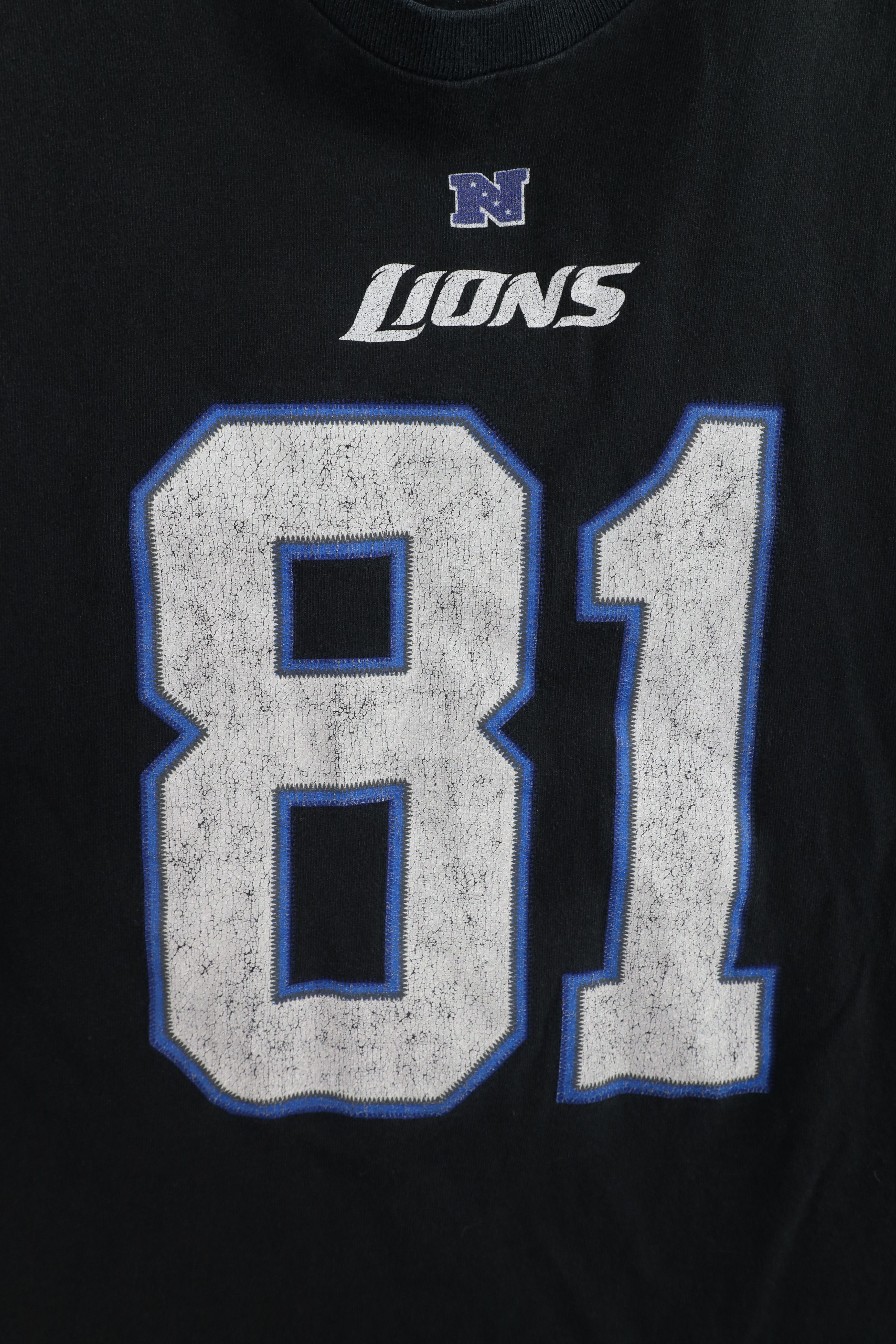 Vintage Vintage NFL Johnson Jr Detroit Lions Football Jersey T-Shirt Size US XL / EU 56 / 4 - 5 Thumbnail