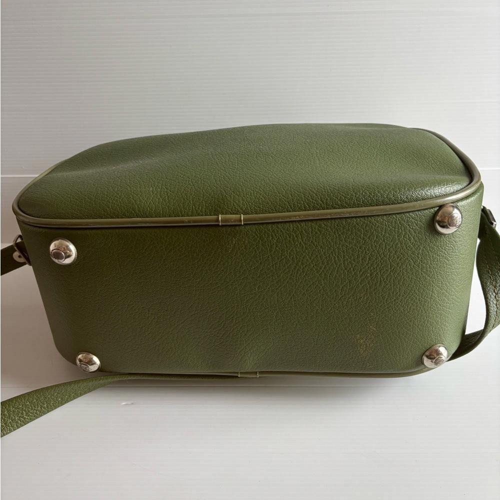 Designer Green Vintage Leather Bag Size ONE SIZE - 3 Thumbnail