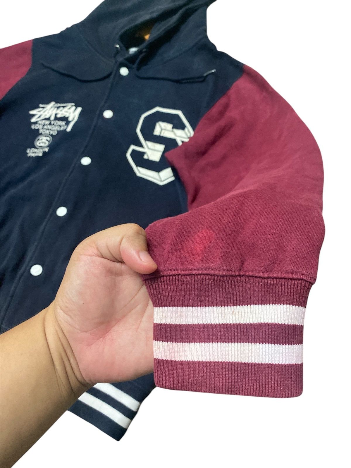 Stussy 💥RARE💥VINTAGE STUSSY VARSITY JACKET 🔥 Size US M / EU 48-50 / 2 - 14 Thumbnail