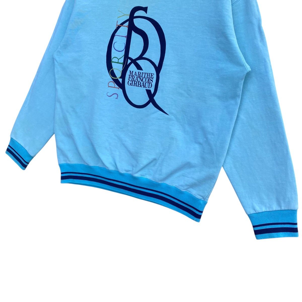 Designer × Marithe + Francois Girbaud × Vintage Vtg 90s MFG MARITHE FRANCOIS GIRBAUD Classic Logo Sweatshirt Size US M / EU 48-50 / 2 - 4 Thumbnail