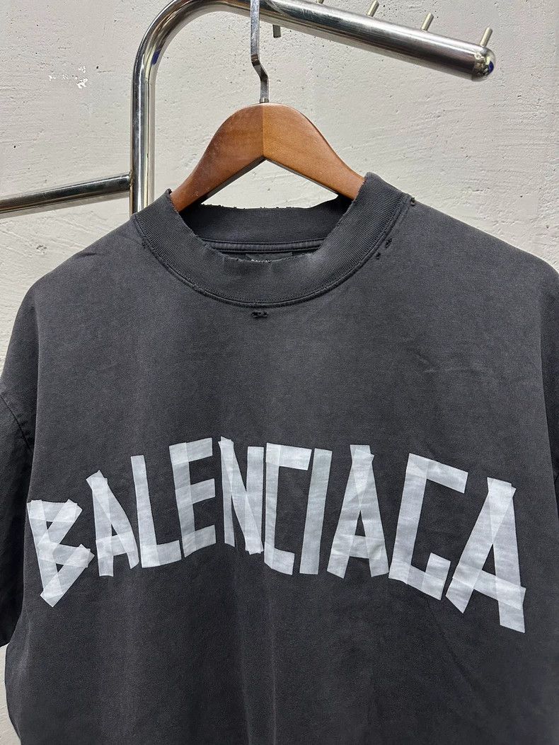 Balenciaga Balenciaga Short-sleeved adhesive tape short-sleeved washi Size US XS / EU 42 / 0 - 3 Thumbnail