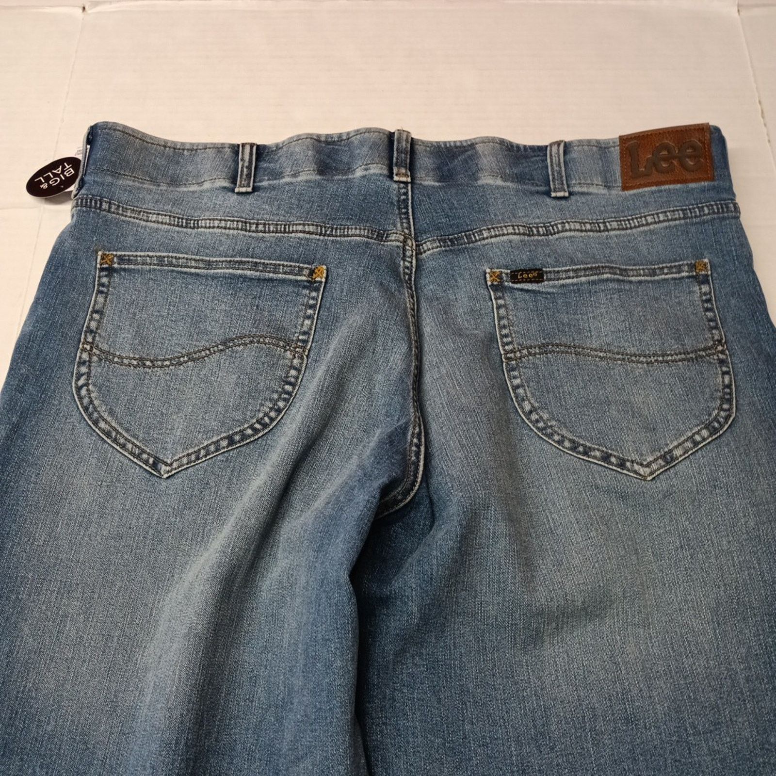 Lee Lee Extreme Motion Jeans Men 44x30 Blue Relaxed Straight Fit Size US 44 / EU 60 - 7 Thumbnail