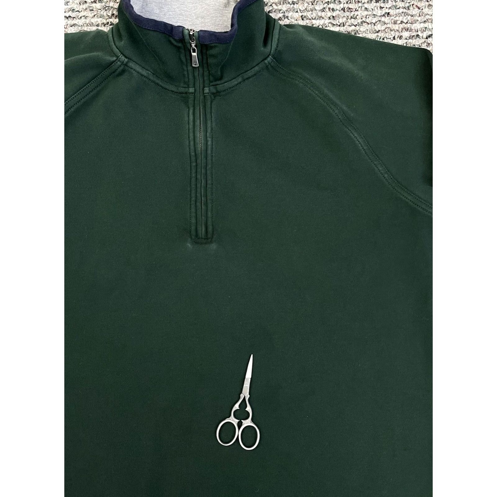 Brooks Brothers VINTAGE Brooks Brothers Country Club Sweater Mens M Green Quarter Zip Pima Golf Size US M / EU 48-50 / 2 - 3 Thumbnail
