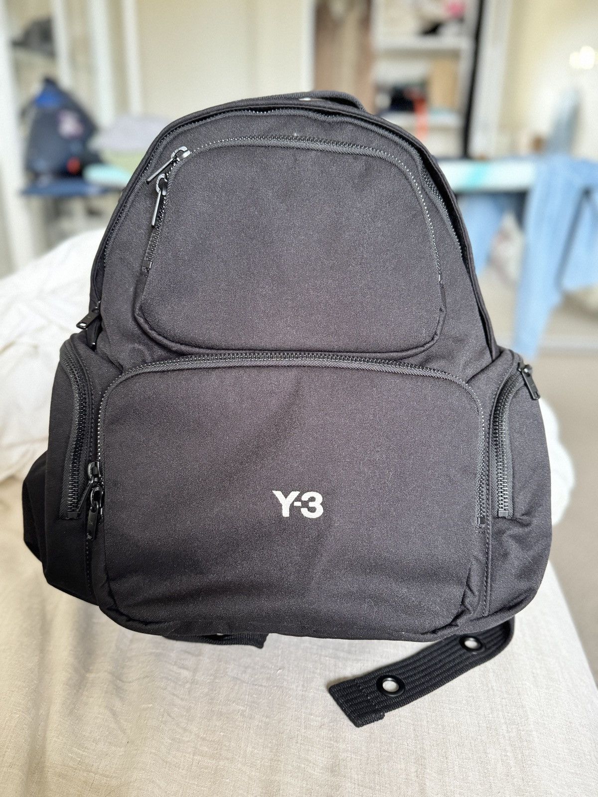 Adidas × Y-3 Adidas Y-3 Utility Heavy Duty Embroidered Backpack Y3 IR5788 Size ONE SIZE - 5 Thumbnail