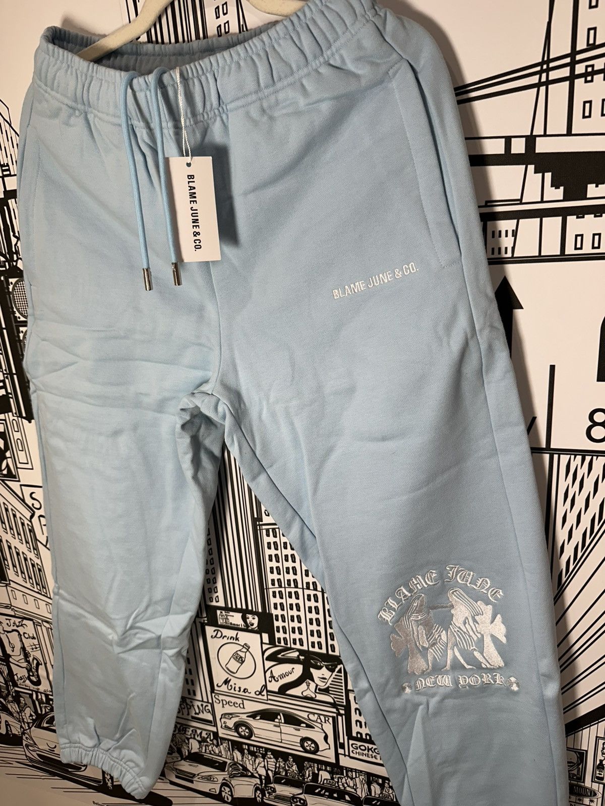Other Blame June & Co. Gemini Sweatpants Small Baby Blue Size US 30 / EU 46 - 2 Thumbnail