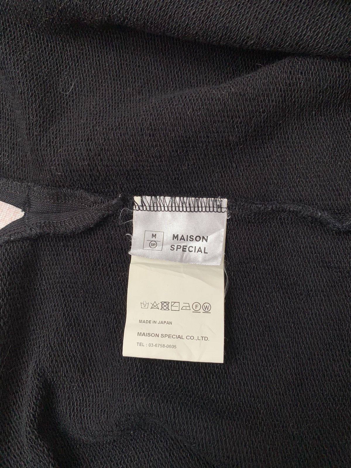 Japanese Brand Maison Special Oversized Deep V Slit Hoodie Size US XL / EU 56 / 4 - 5 Thumbnail