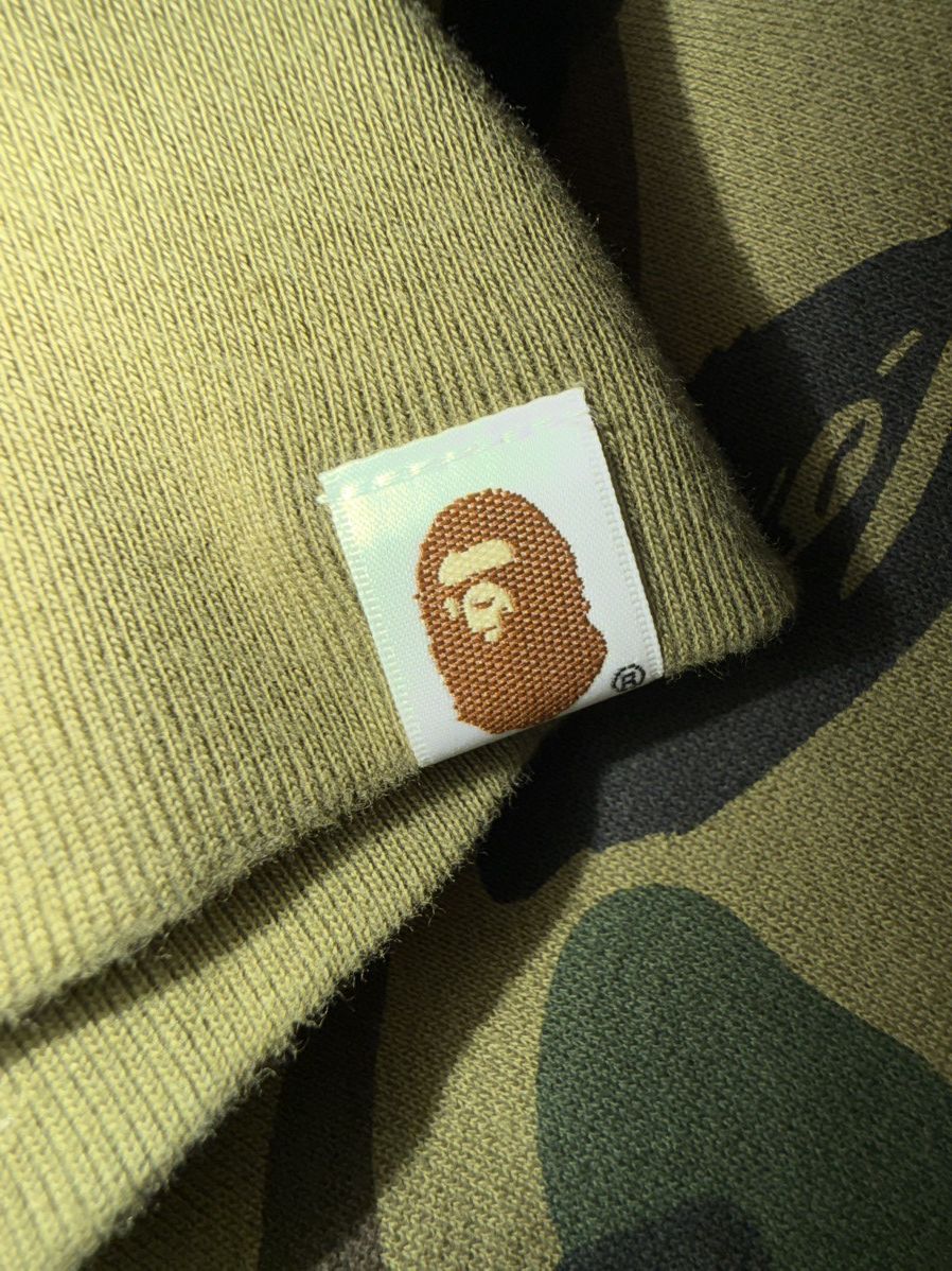 Bape Bape Hoodie Green Camo Size US XL / EU 56 / 4 - 7 Thumbnail