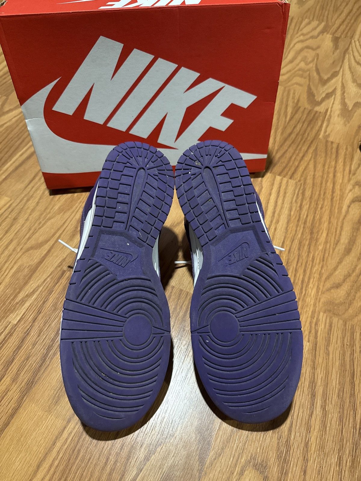 Nike Court purples dunks Size US 11.5 / EU 44-45 - 2 Thumbnail