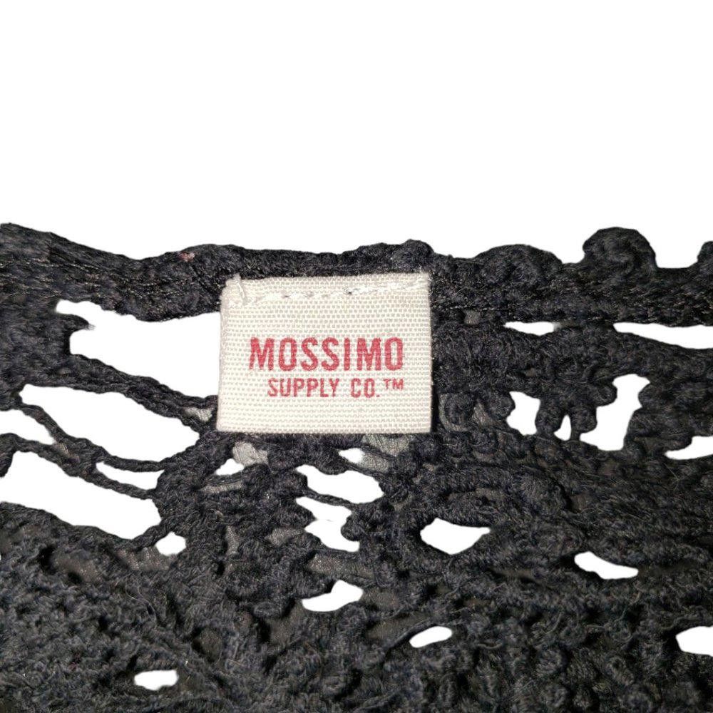 Designer CT332 Mossimo Black Applique Lace Open Cardigan S Size S / US 4 / IT 40 - 4 Thumbnail