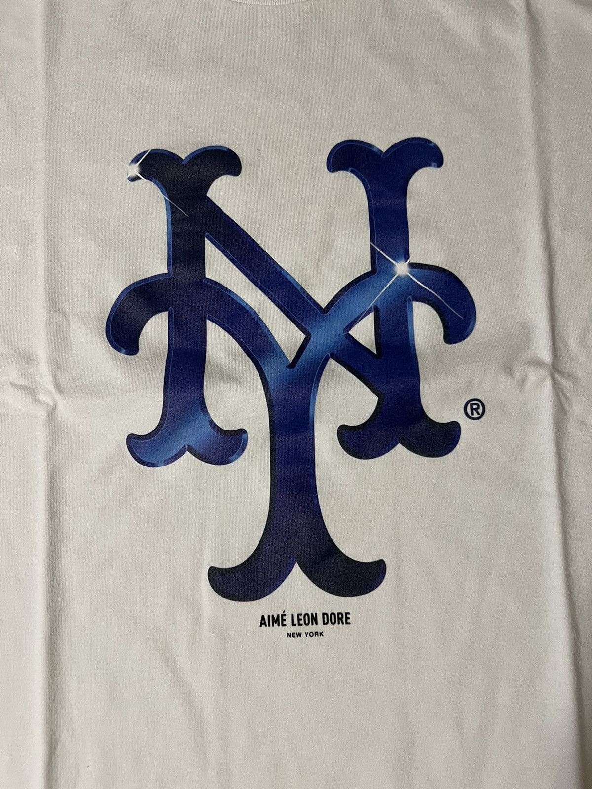 Aime Leon Dore Aime Leon Dore ALD / New York Mets Big Chrome Logo Tee Large Size US L / EU 52-54 / 3 - 6 Thumbnail