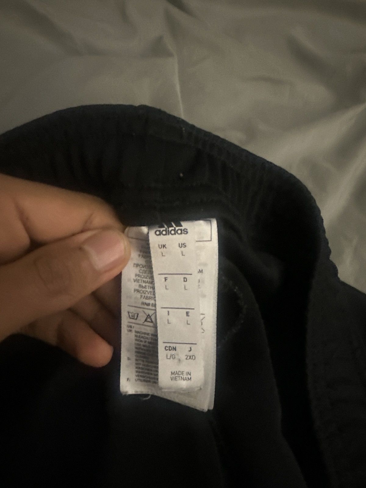 Adidas × Vintage LIKE NEW! Adidas Large Track Pants Size US 35 - 5 Thumbnail