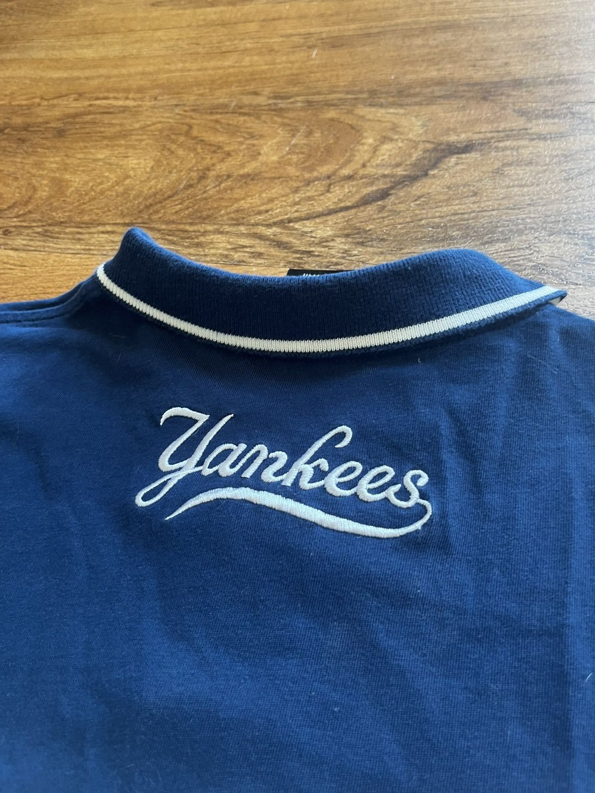 MLB Two-Tone Adidas NY Yankees Polo Shirt Size US L / EU 52-54 / 3 - 4 Thumbnail