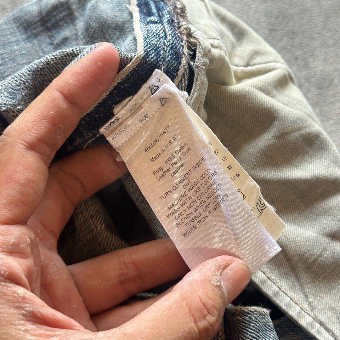 RRL Ralph Lauren Rrl denim pants made in usa Size US 29 - 9 Thumbnail