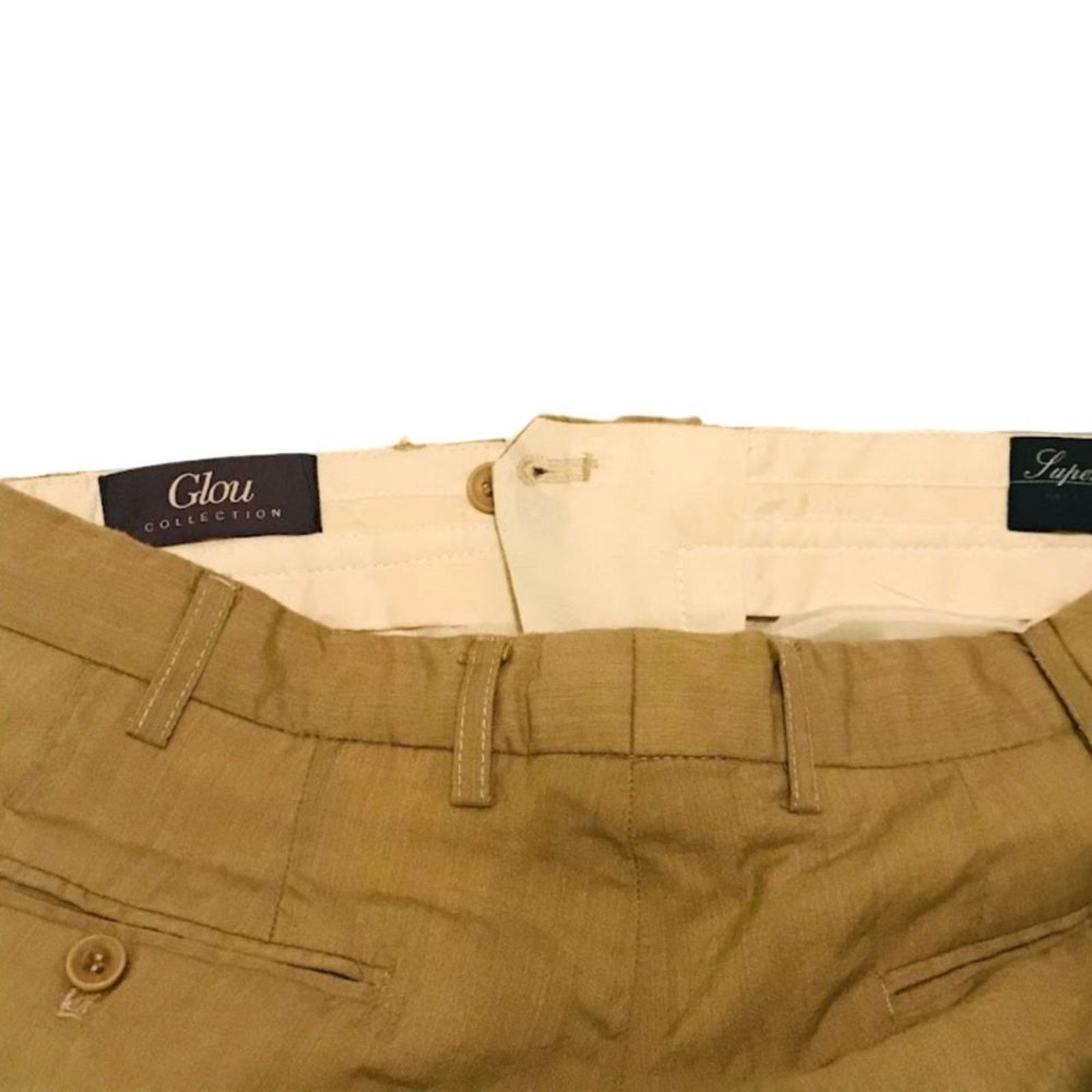The Unbranded Brand Vintage Glou Collection Men`s Suit Pants Elegant 46/40 Size US 30 / EU 46 - 6 Thumbnail